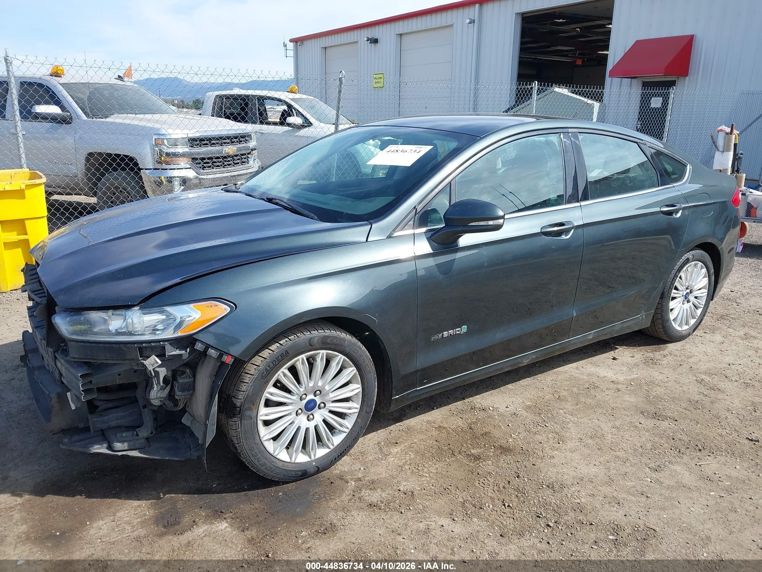 2015 Ford Fusion Hybrid Se Green vin: 3FA6P0LU8FR131857