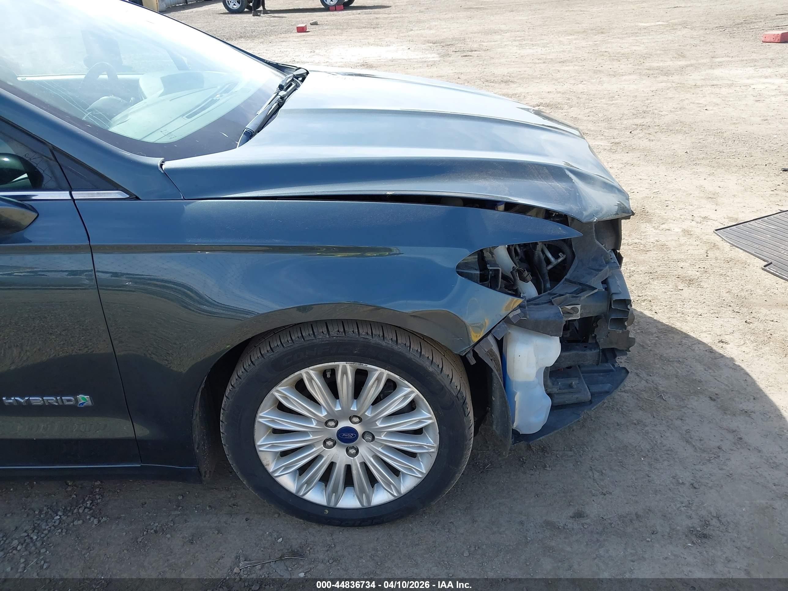 2015 Ford Fusion Hybrid Se Green vin: 3FA6P0LU8FR131857