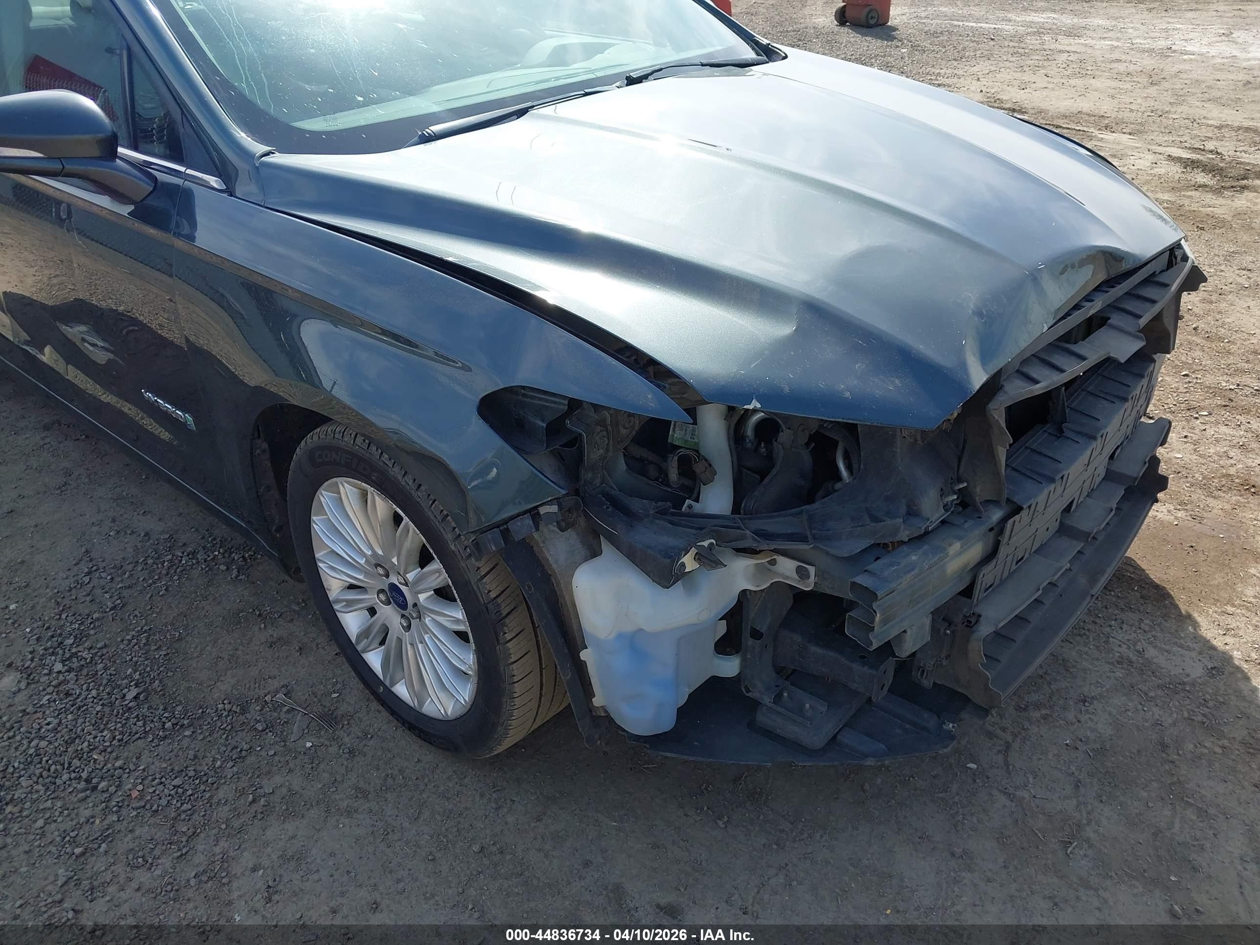 2015 Ford Fusion Hybrid Se Green vin: 3FA6P0LU8FR131857