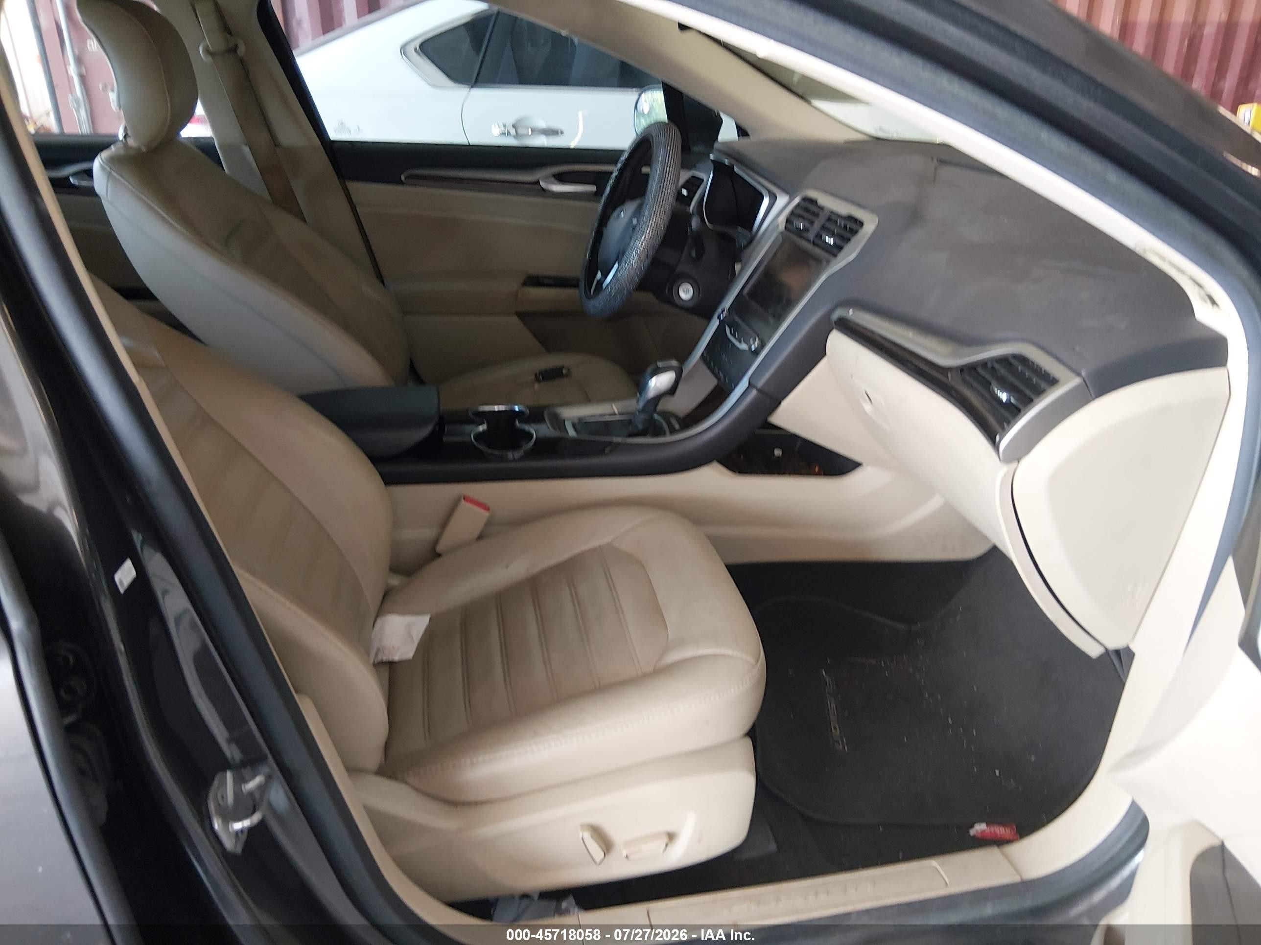 2015 Ford Fusion Hybrid Se Gray vin: 3FA6P0LU8FR141482