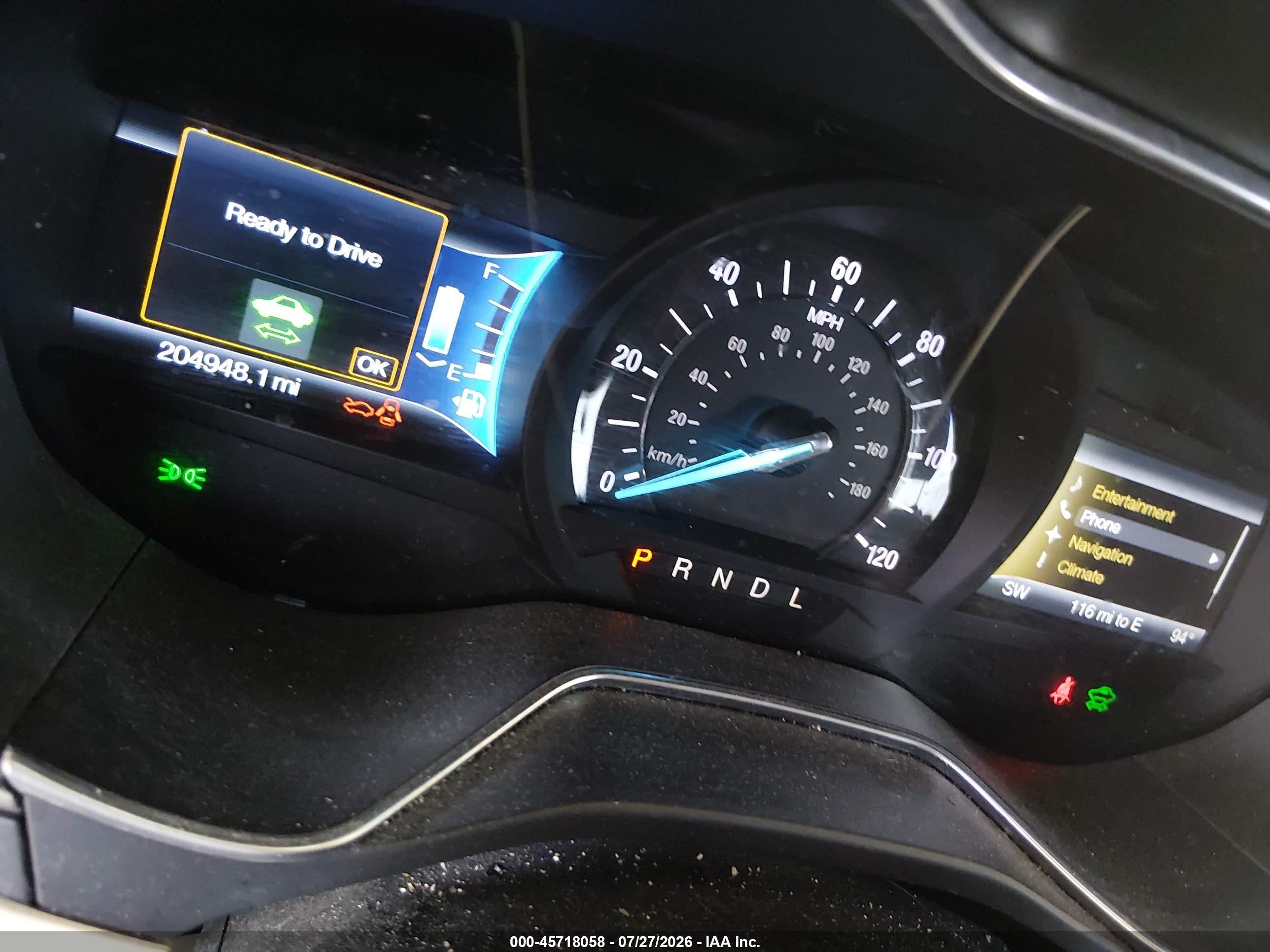 2015 Ford Fusion Hybrid Se Gray vin: 3FA6P0LU8FR141482