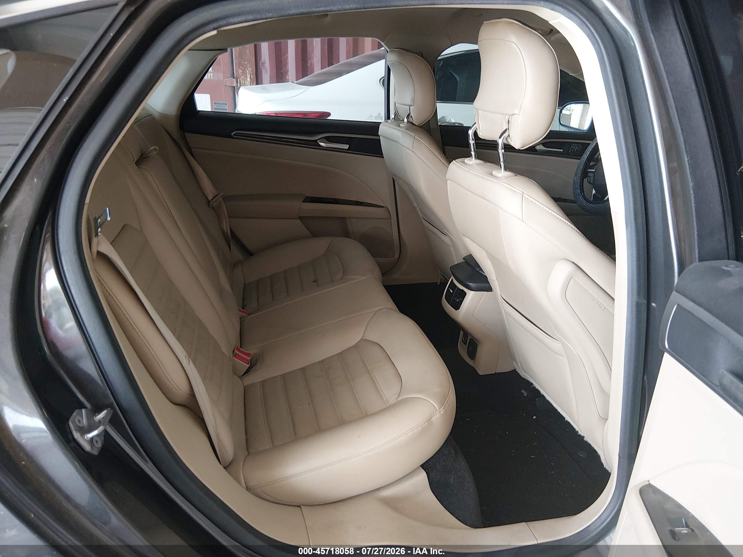 2015 Ford Fusion Hybrid Se Gray vin: 3FA6P0LU8FR141482
