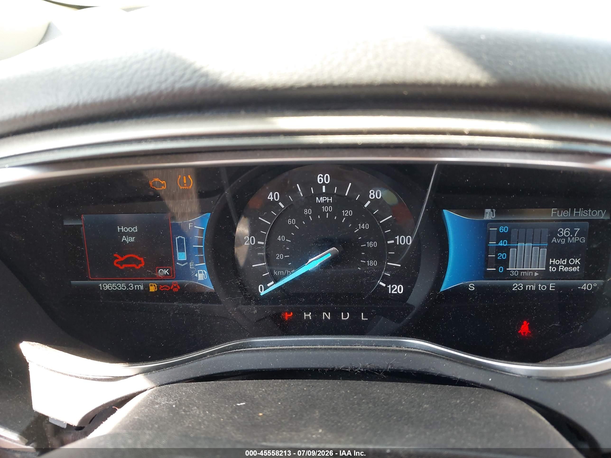 2015 Ford Fusion Hybrid Se Blue vin: 3FA6P0LU8FR158671