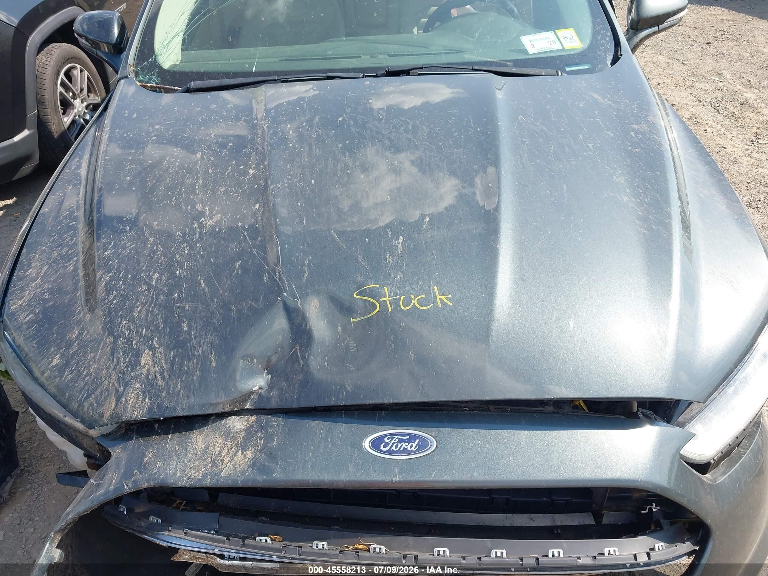 2015 Ford Fusion Hybrid Se Blue vin: 3FA6P0LU8FR158671