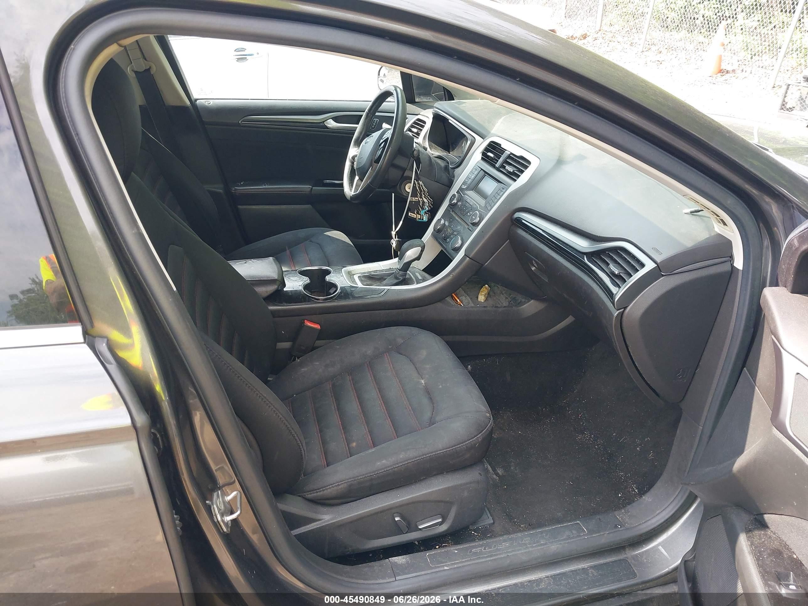 2015 Ford Fusion Hybrid Se Gray vin: 3FA6P0LU8FR215662