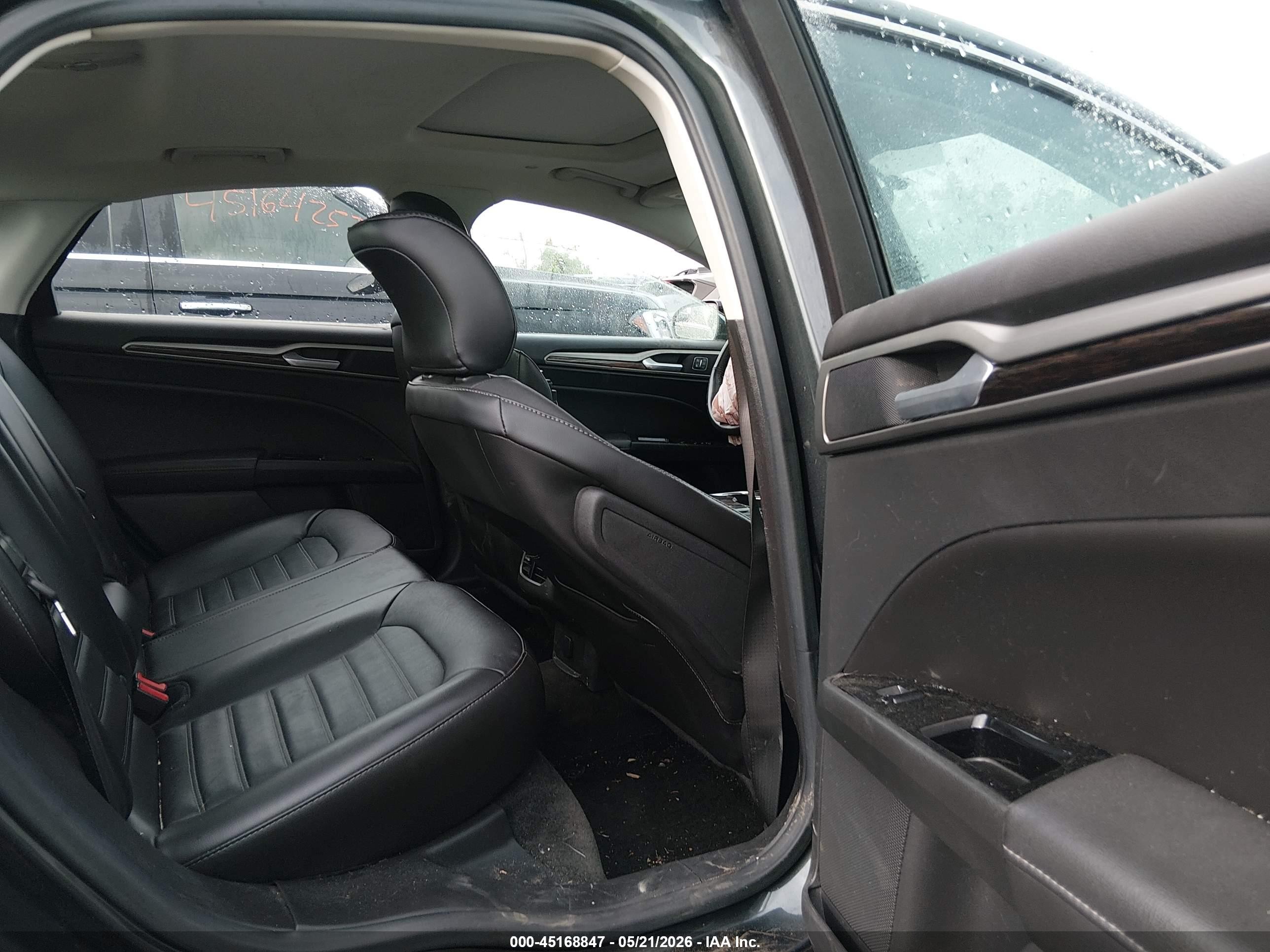 2015 Ford Fusion Hybrid Se Gray vin: 3FA6P0LU8FR237712