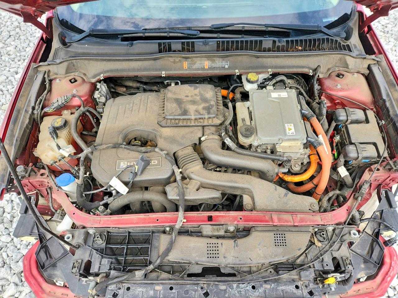 2018 Ford Fusion Se Hybrid Красный vin: 3FA6P0LU8JR208722