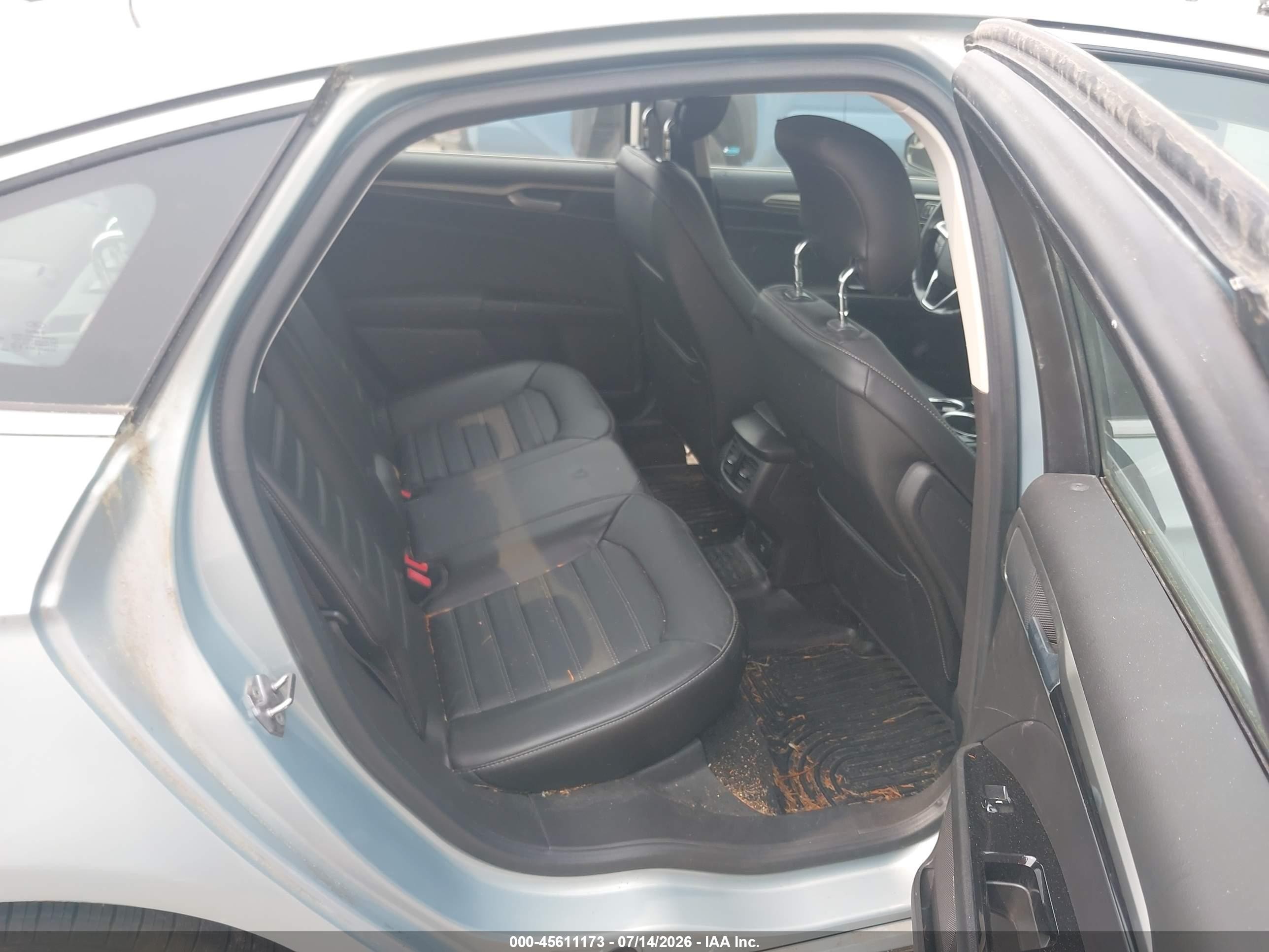 2013 Ford Fusion Hybrid Se Turquoise vin: 3FA6P0LU9DR115583
