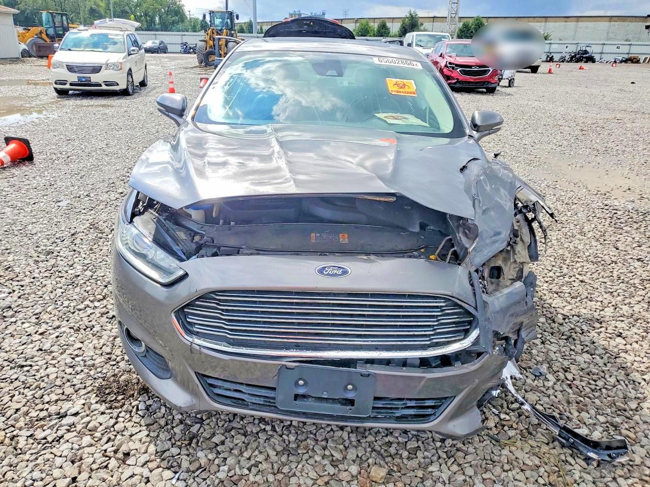 2013 Ford Fusion Se Hybrid Gray vin: 3FA6P0LU9DR144579