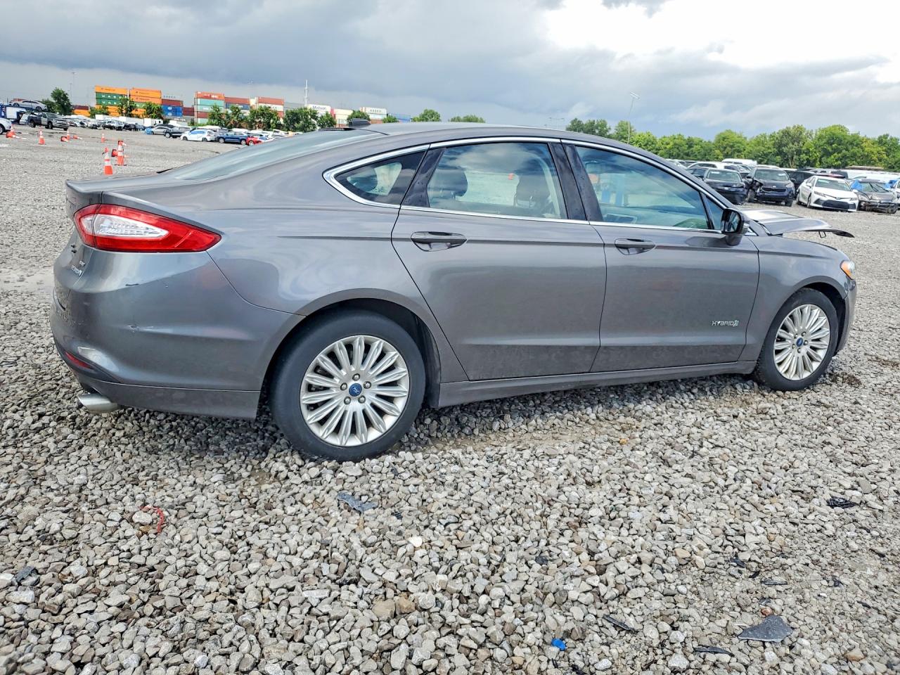 2013 Ford Fusion Se Hybrid Gray vin: 3FA6P0LU9DR144579