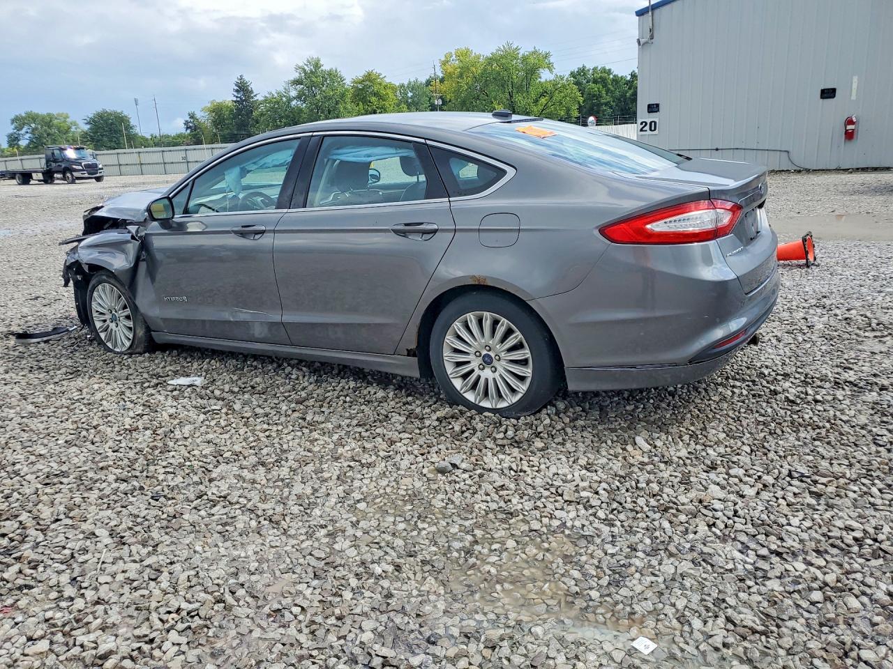 2013 Ford Fusion Se Hybrid Gray vin: 3FA6P0LU9DR144579