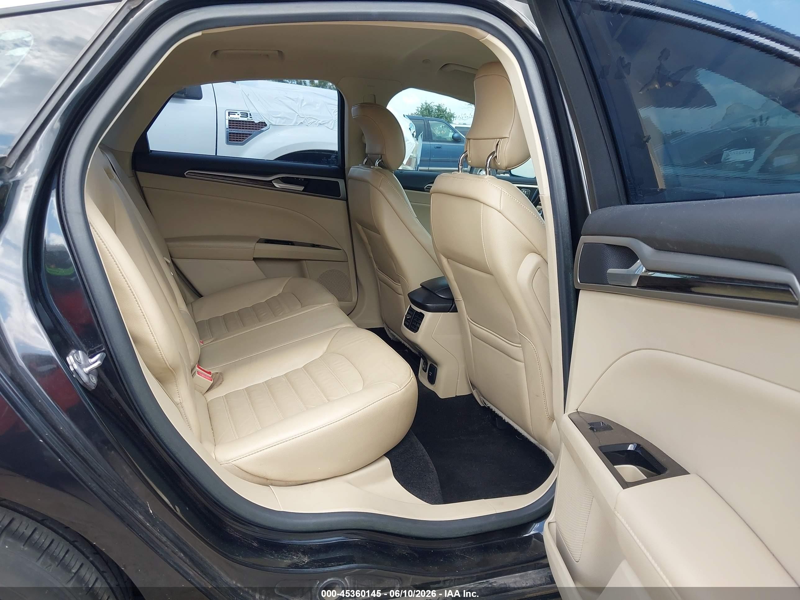 2013 Ford Fusion Hybrid Se Black vin: 3FA6P0LU9DR177663