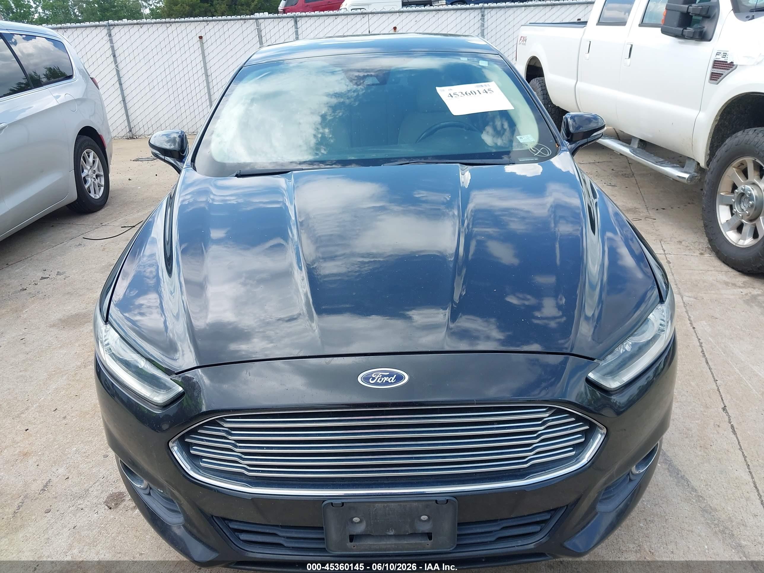 2013 Ford Fusion Hybrid Se Black vin: 3FA6P0LU9DR177663