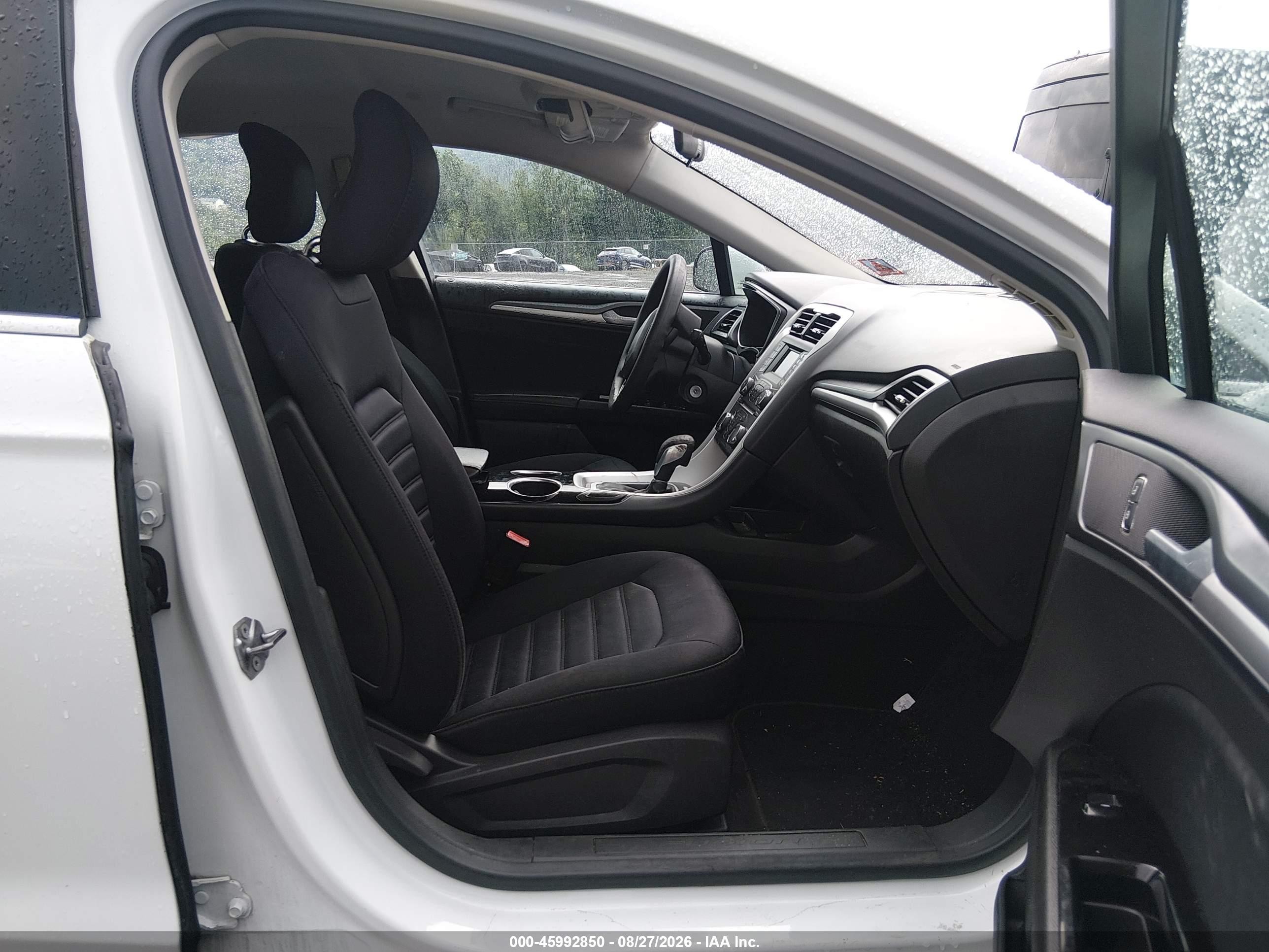 2013 Ford Fusion Hybrid Se White vin: 3FA6P0LU9DR194432