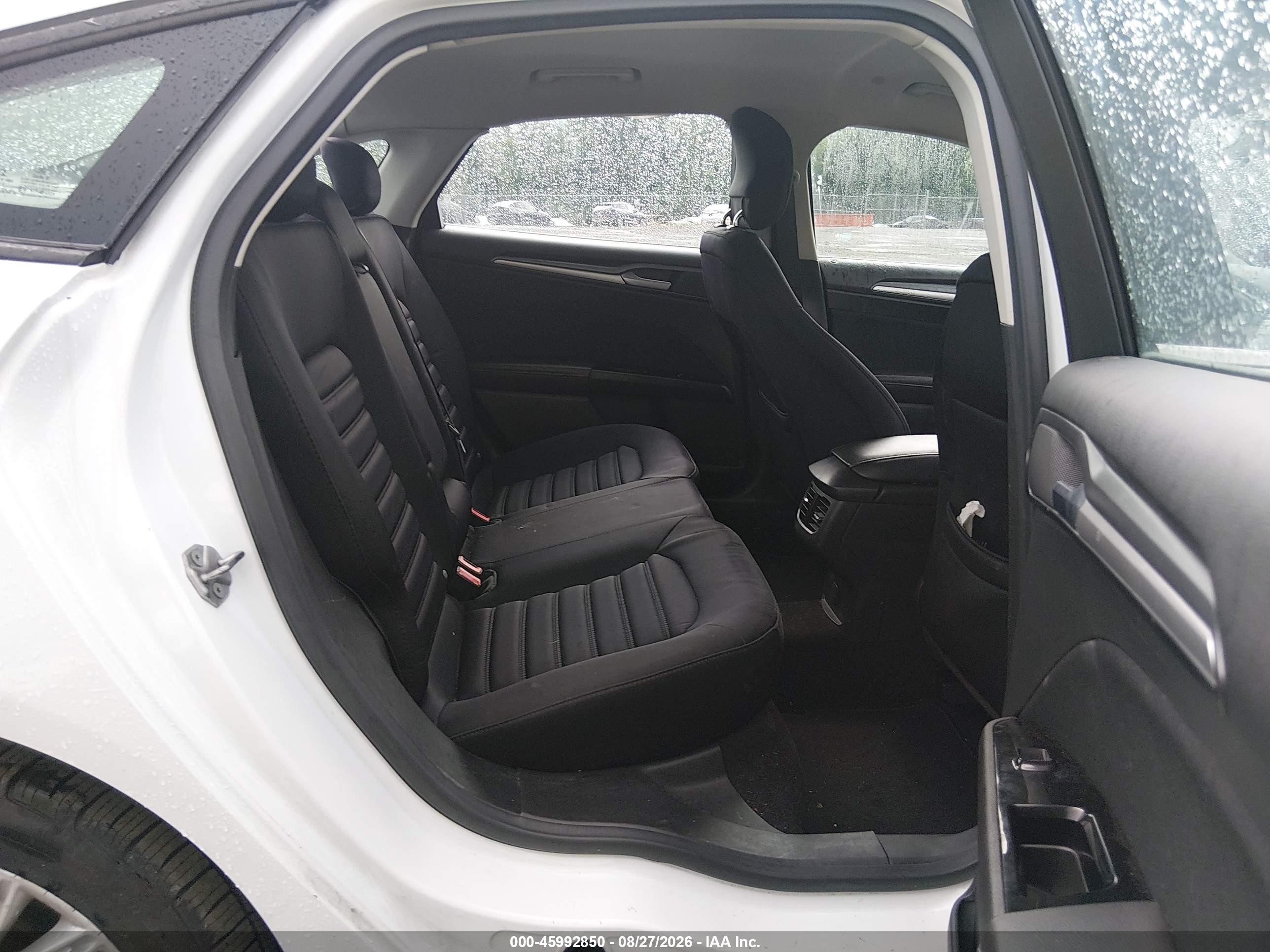 2013 Ford Fusion Hybrid Se White vin: 3FA6P0LU9DR194432