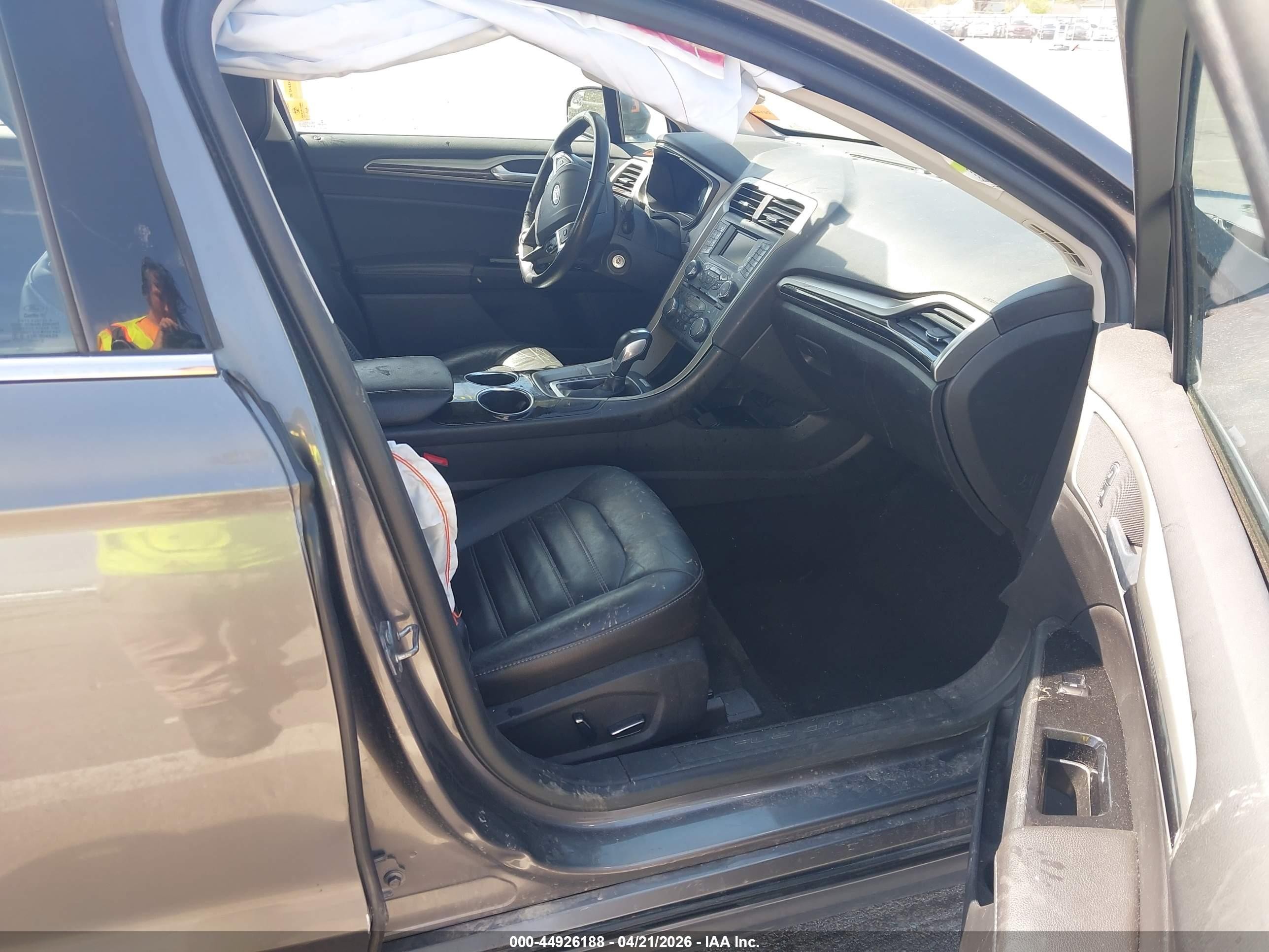 2013 Ford Fusion Hybrid Se Gray vin: 3FA6P0LU9DR218678