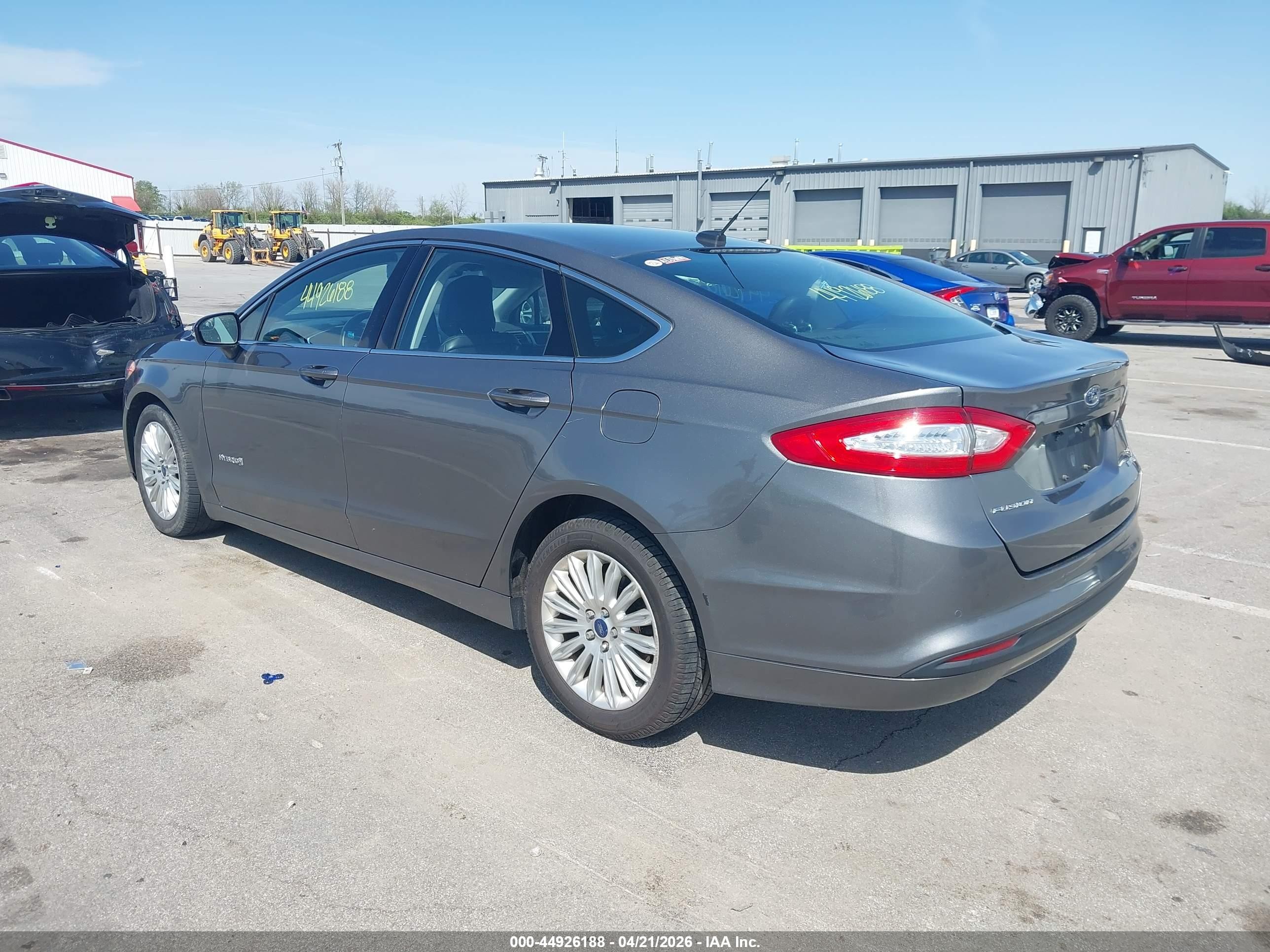2013 Ford Fusion Hybrid Se Gray vin: 3FA6P0LU9DR218678