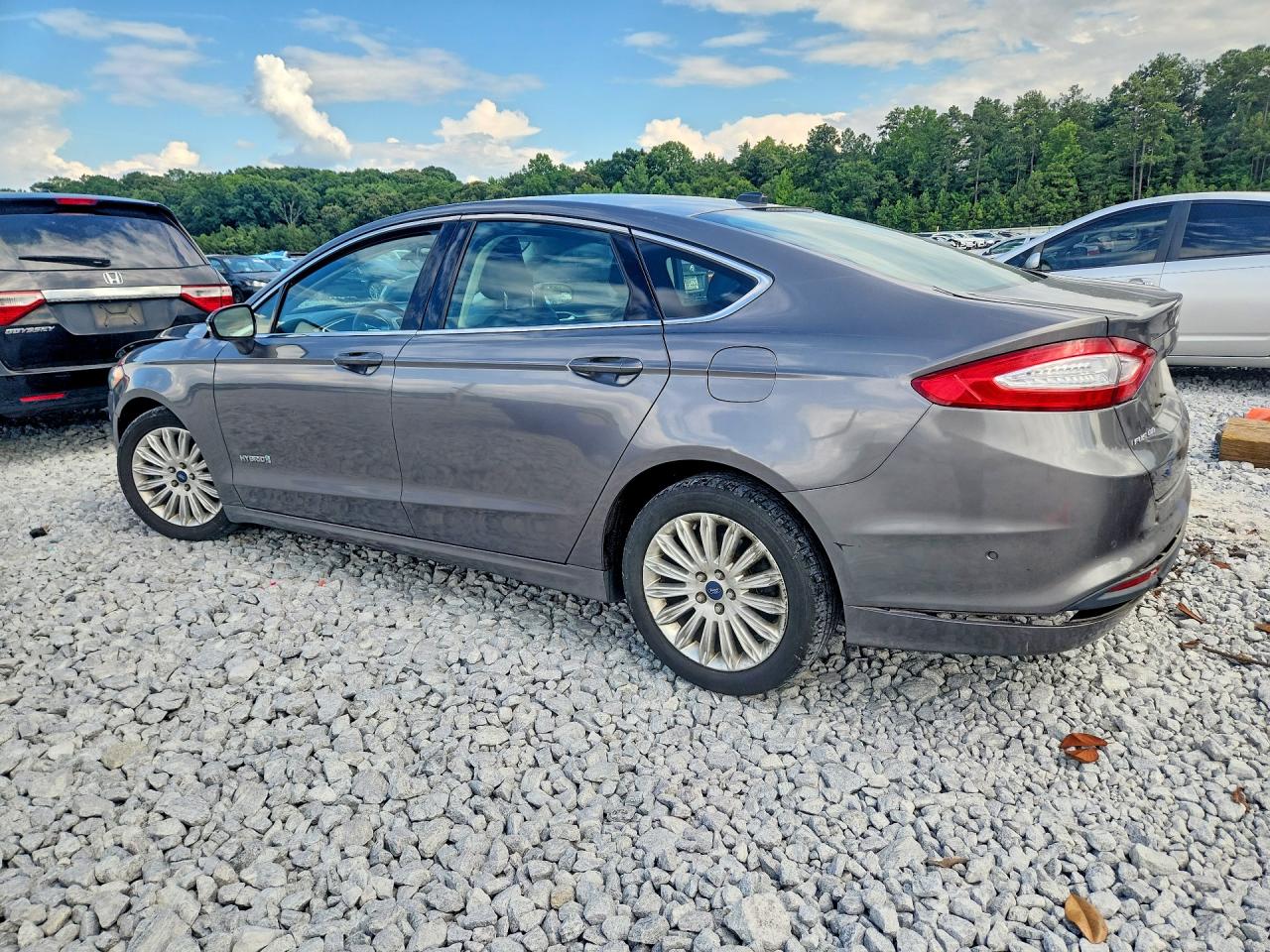 2013 Ford Fusion Se Hybrid Серый vin: 3FA6P0LU9DR227817