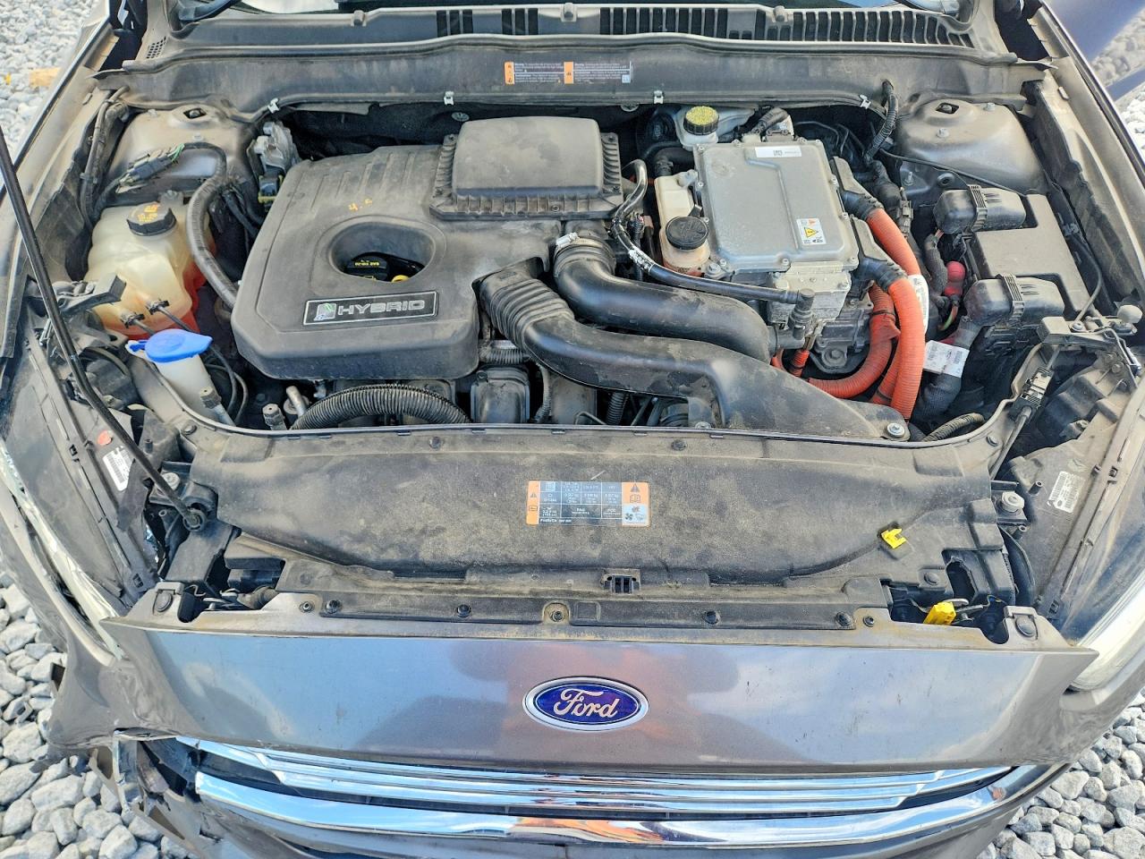 2013 Ford Fusion Se Hybrid Серый vin: 3FA6P0LU9DR227817
