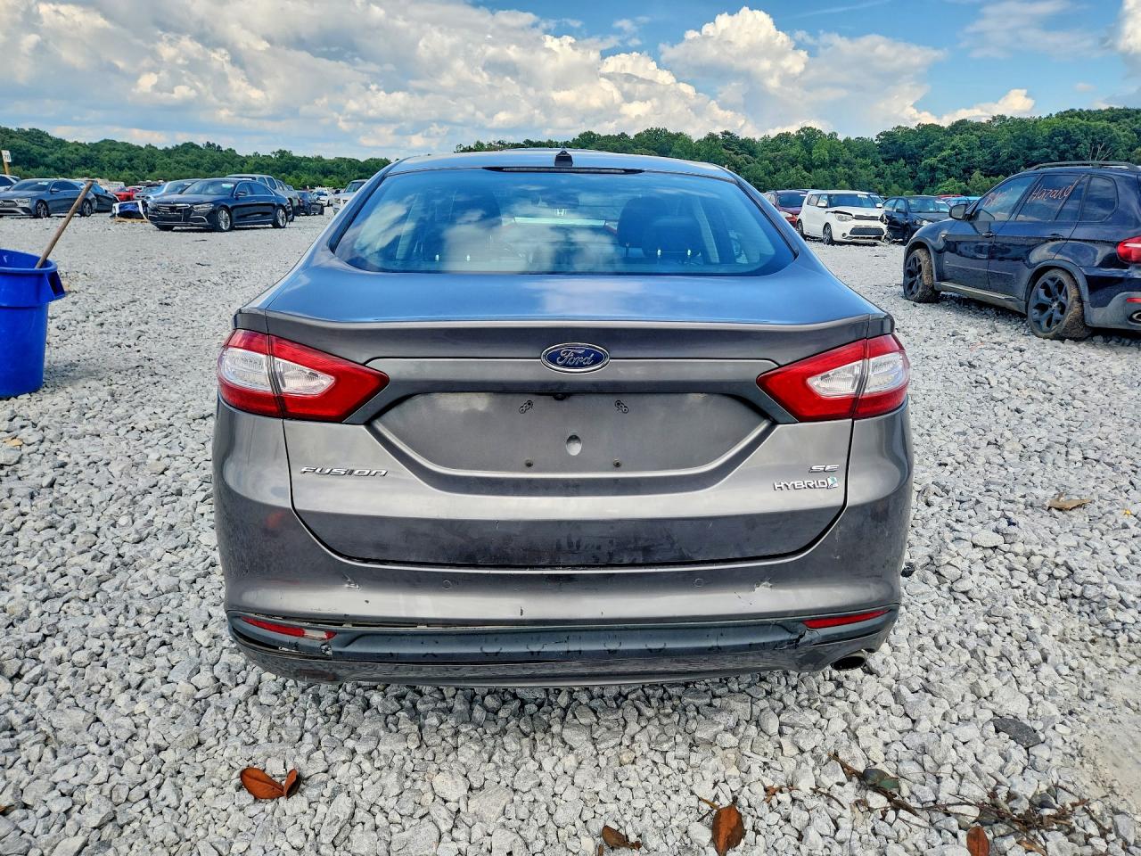 2013 Ford Fusion Se Hybrid Серый vin: 3FA6P0LU9DR227817