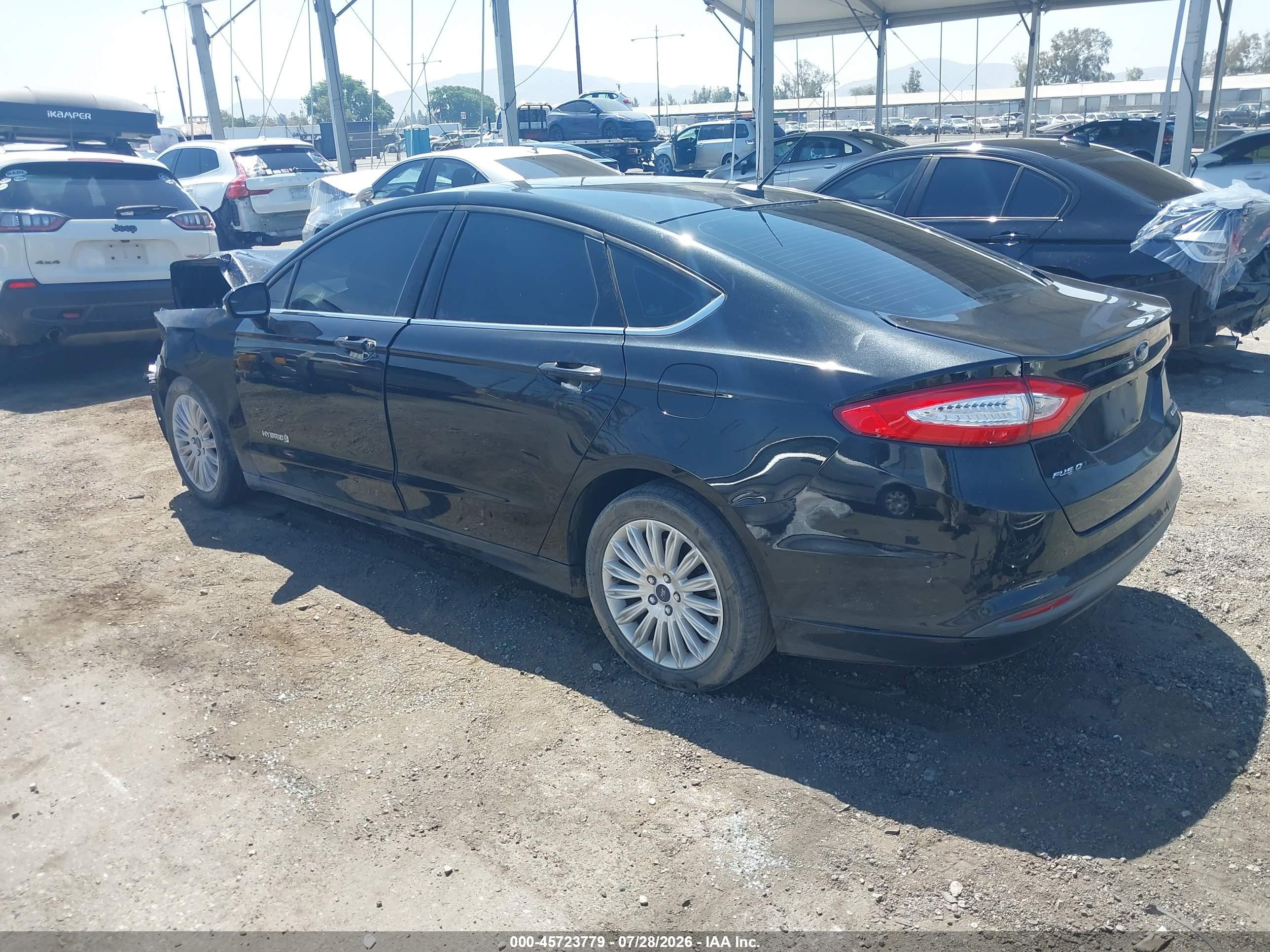 2013 Ford Fusion Hybrid Se Black vin: 3FA6P0LU9DR236940