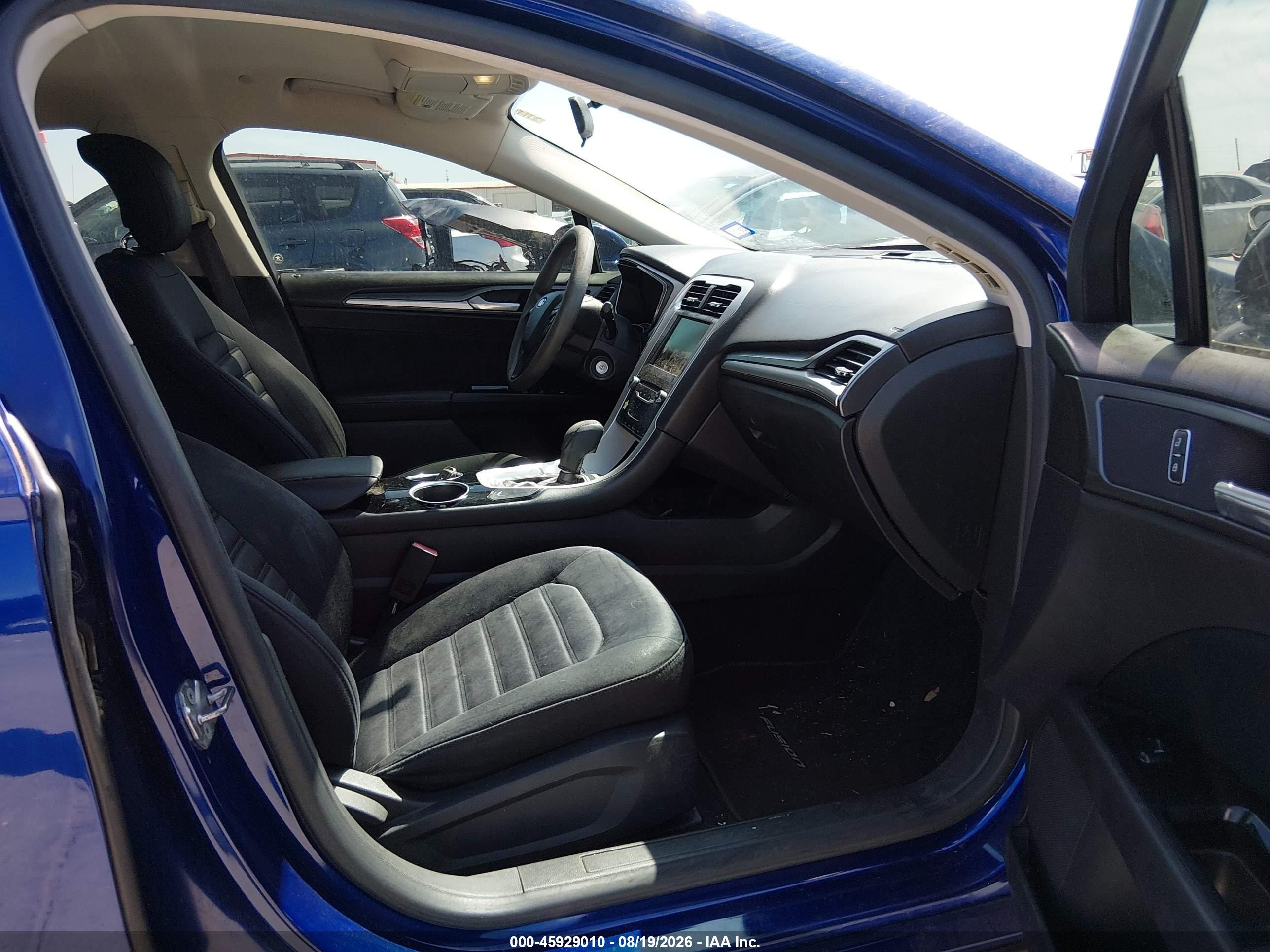 2013 Ford Fusion Hybrid Se Blue vin: 3FA6P0LU9DR237294