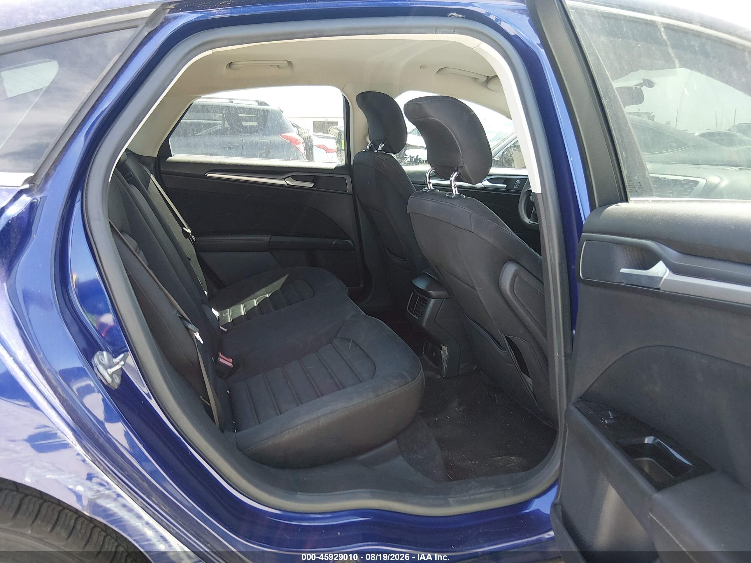 2013 Ford Fusion Hybrid Se Blue vin: 3FA6P0LU9DR237294