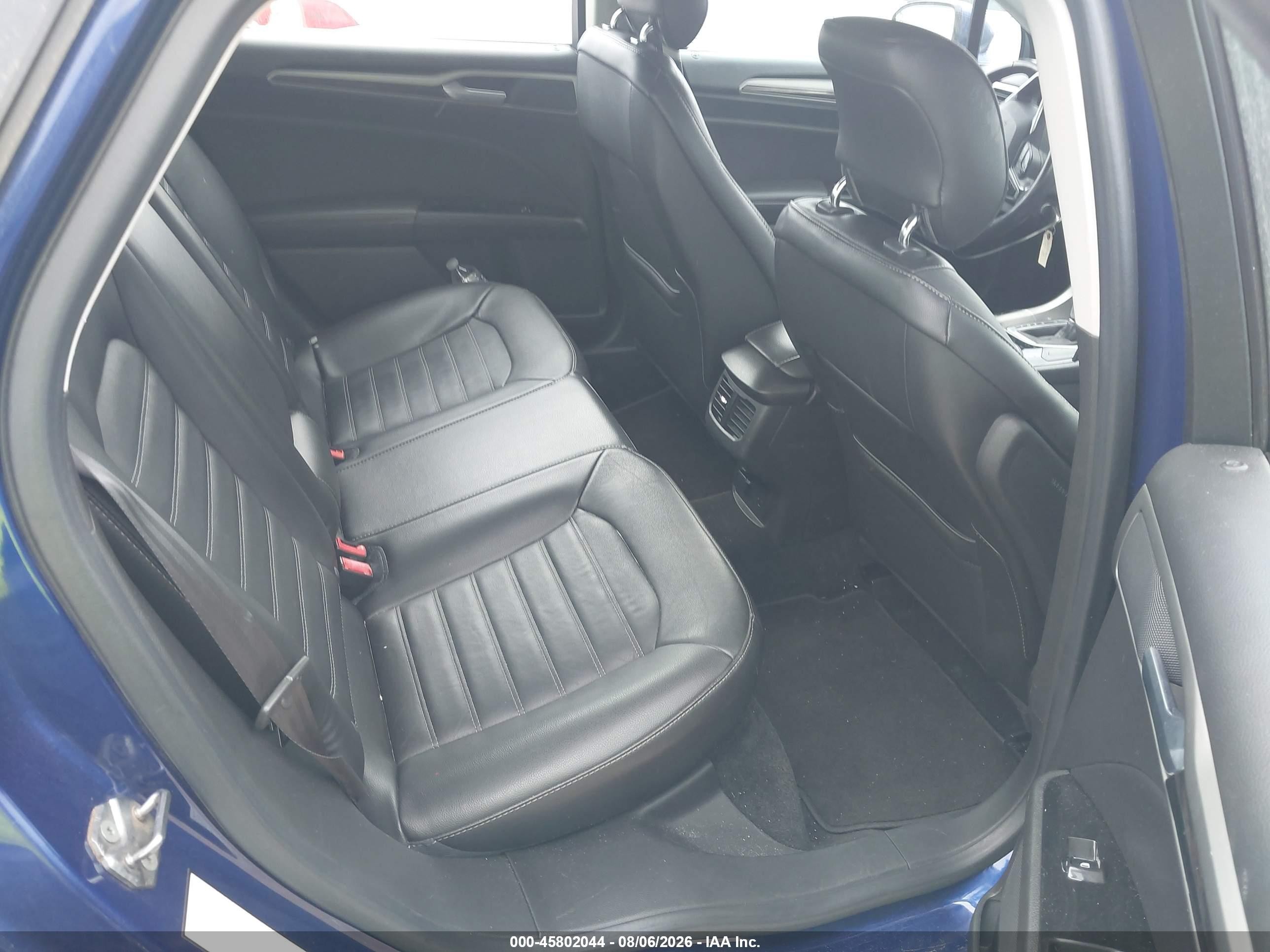 2013 Ford Fusion Hybrid Se Blue vin: 3FA6P0LU9DR264348