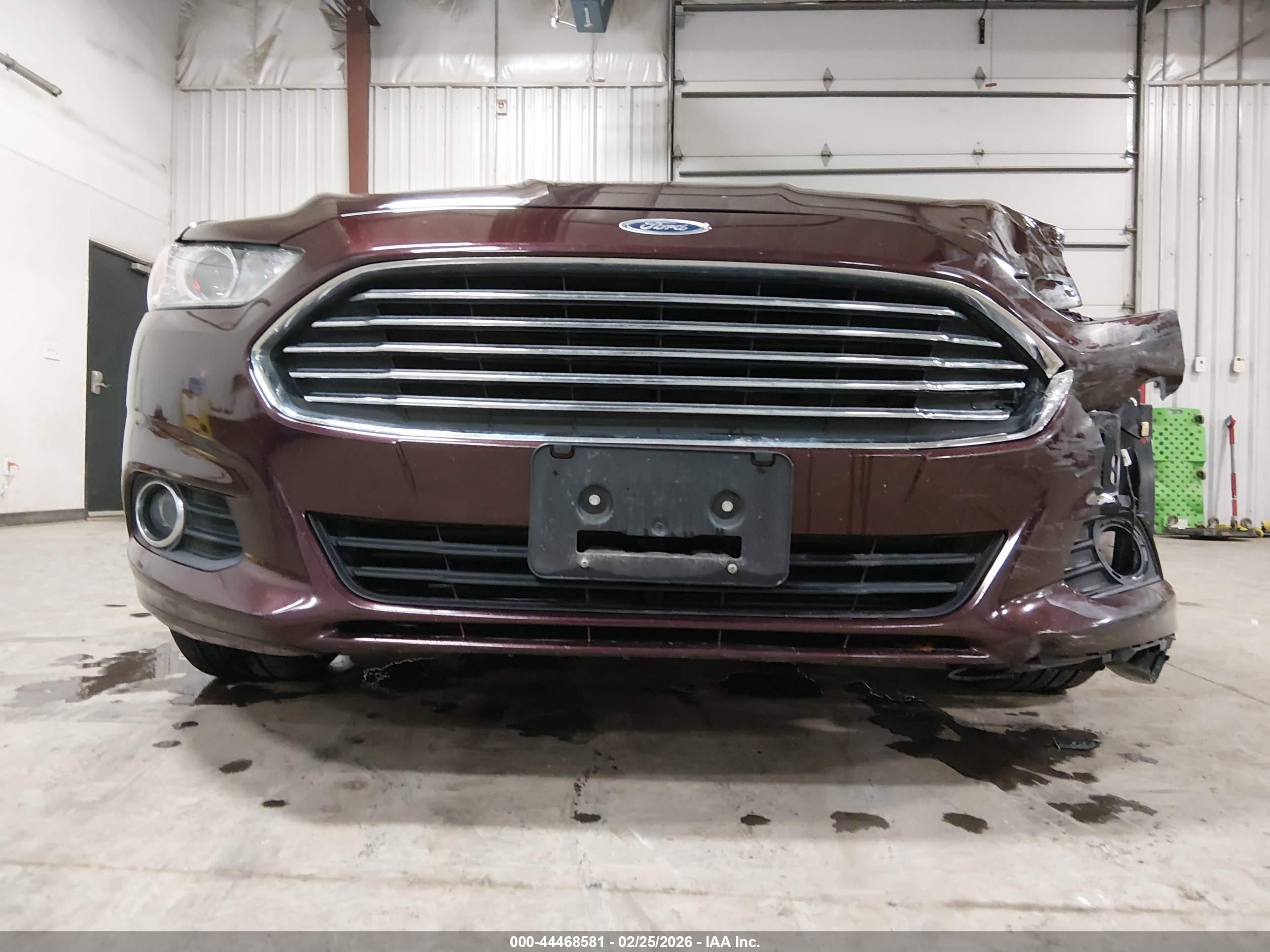 2013 Ford Fusion Hybrid Se Бордовый vin: 3FA6P0LU9DR273356