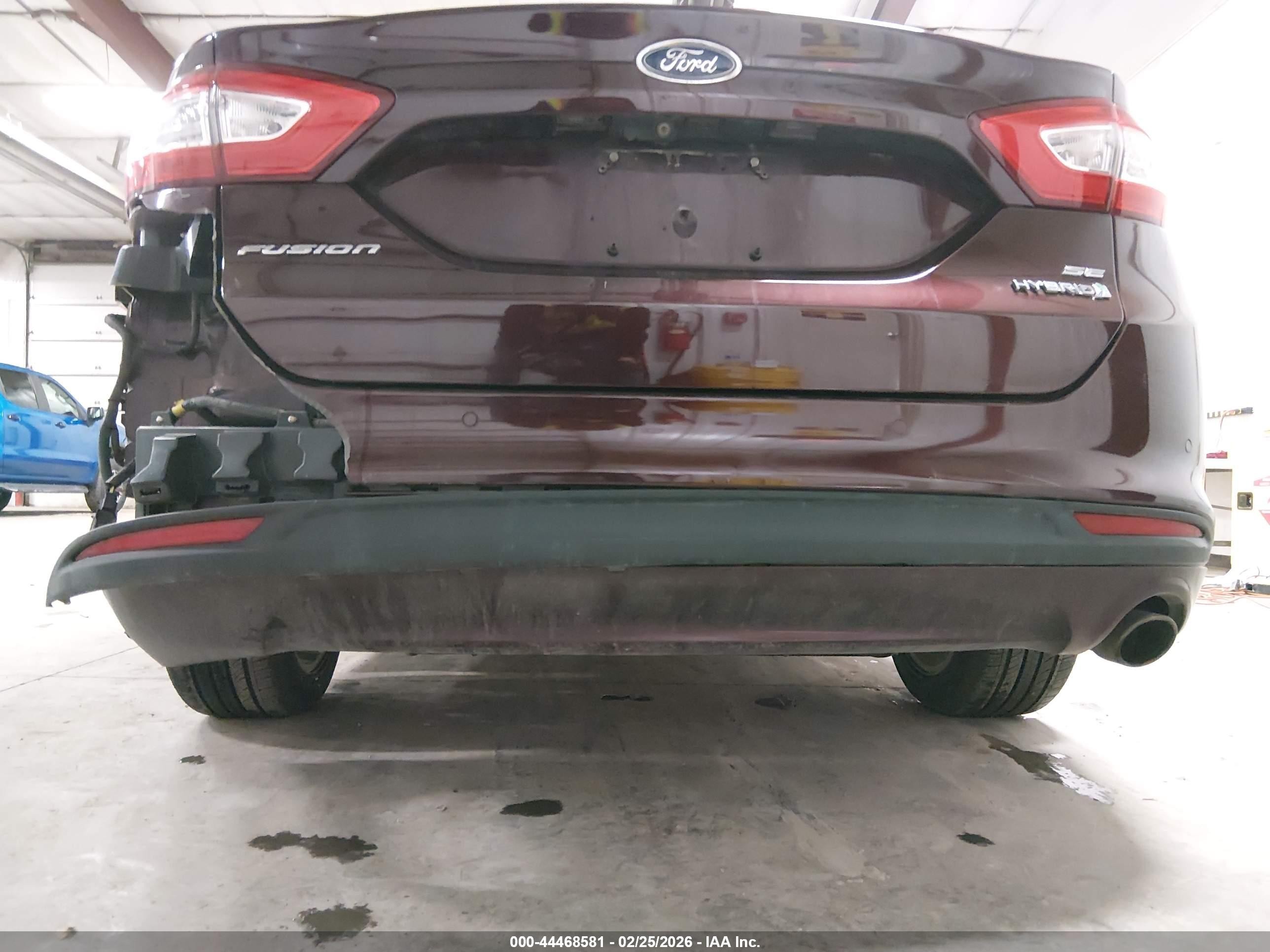 2013 Ford Fusion Hybrid Se Бордовый vin: 3FA6P0LU9DR273356