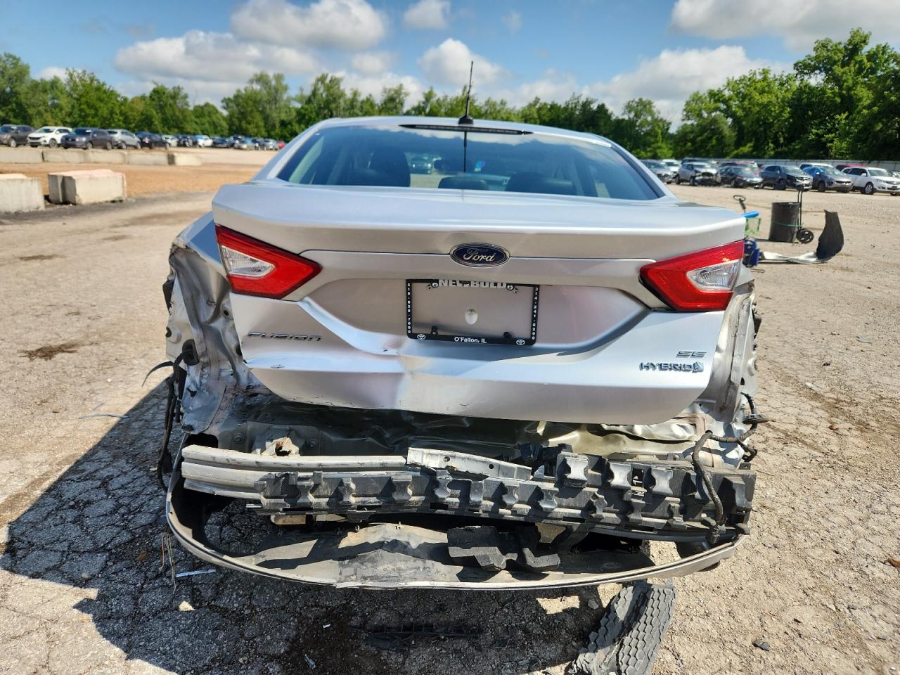 2013 Ford Fusion Se Hybrid Серебряный vin: 3FA6P0LU9DR282476