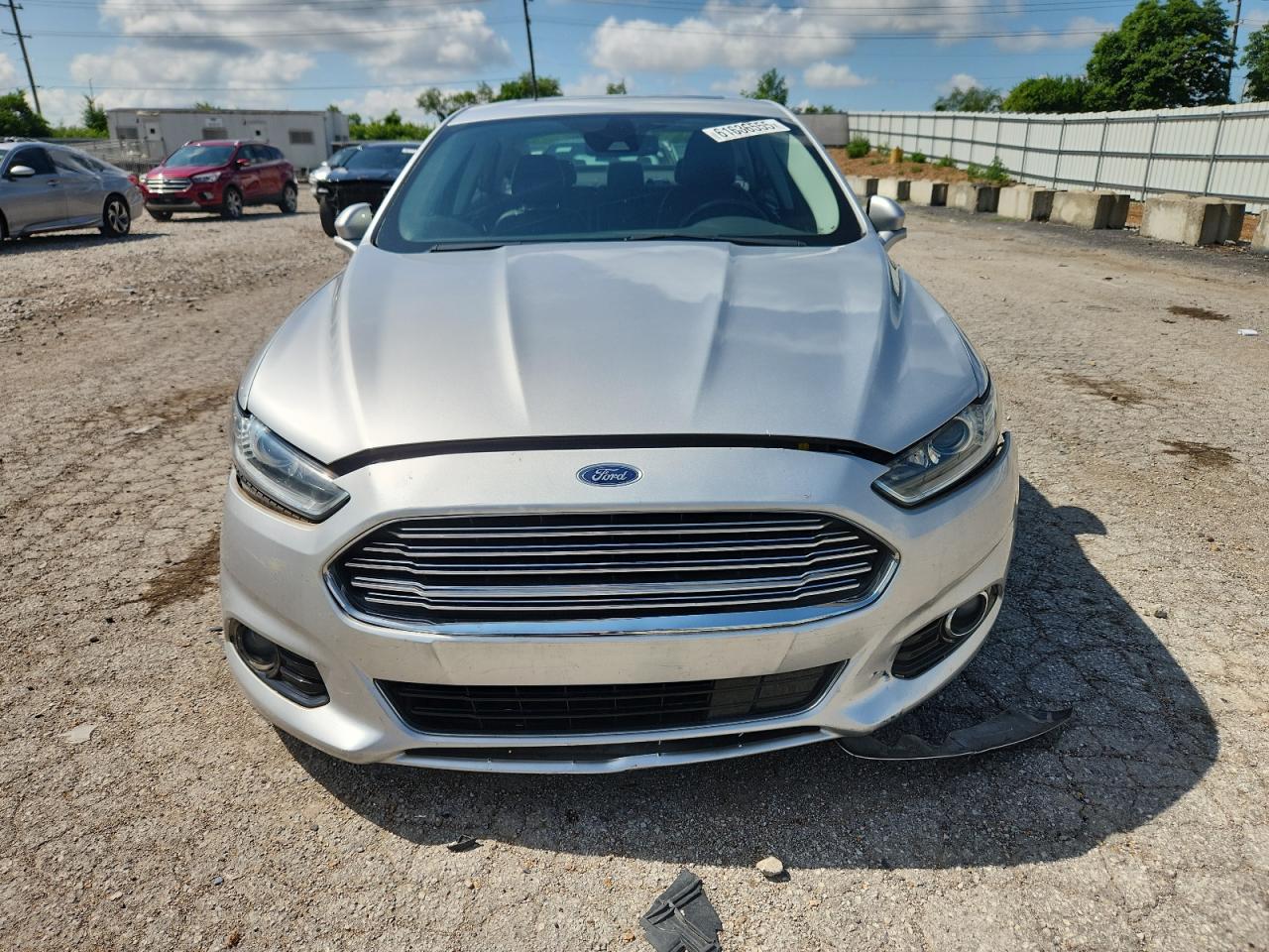 2013 Ford Fusion Se Hybrid Серебряный vin: 3FA6P0LU9DR282476