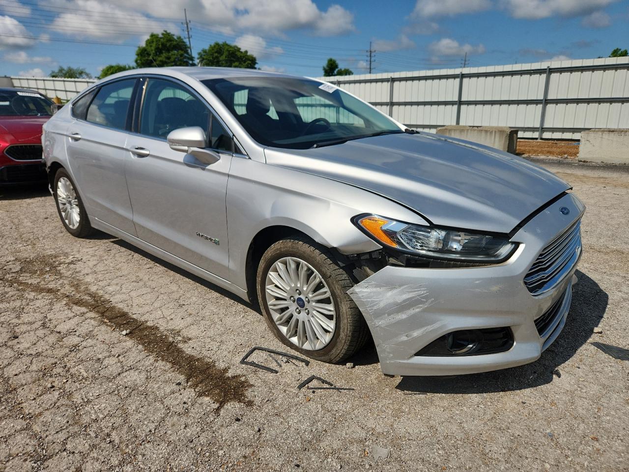 2013 Ford Fusion Se Hybrid Серебряный vin: 3FA6P0LU9DR282476