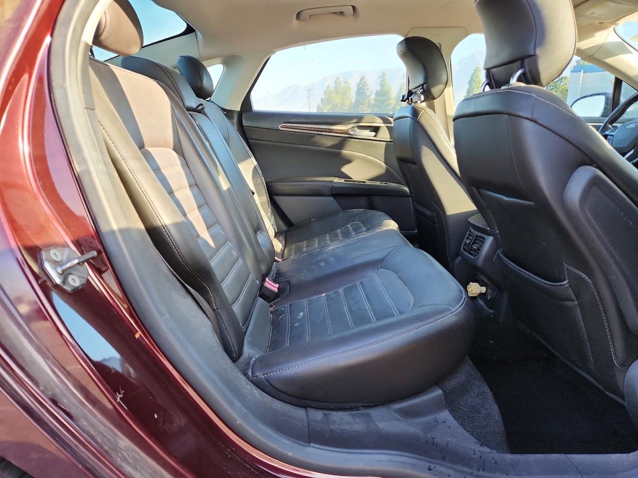 2013 Ford Fusion Se Hybrid Burgundy vin: 3FA6P0LU9DR296944