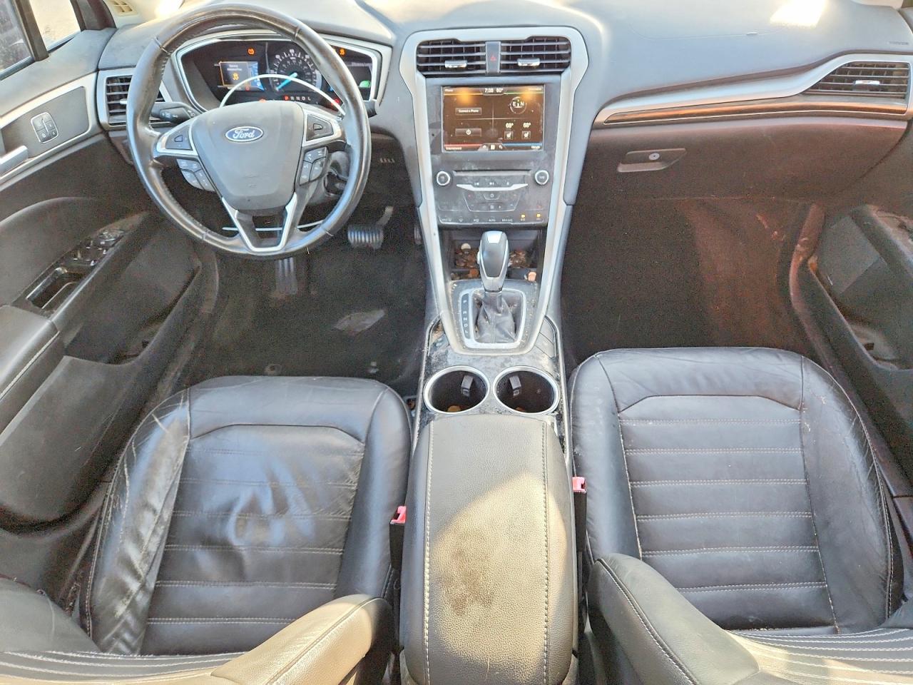 2013 Ford Fusion Se Hybrid Burgundy vin: 3FA6P0LU9DR296944