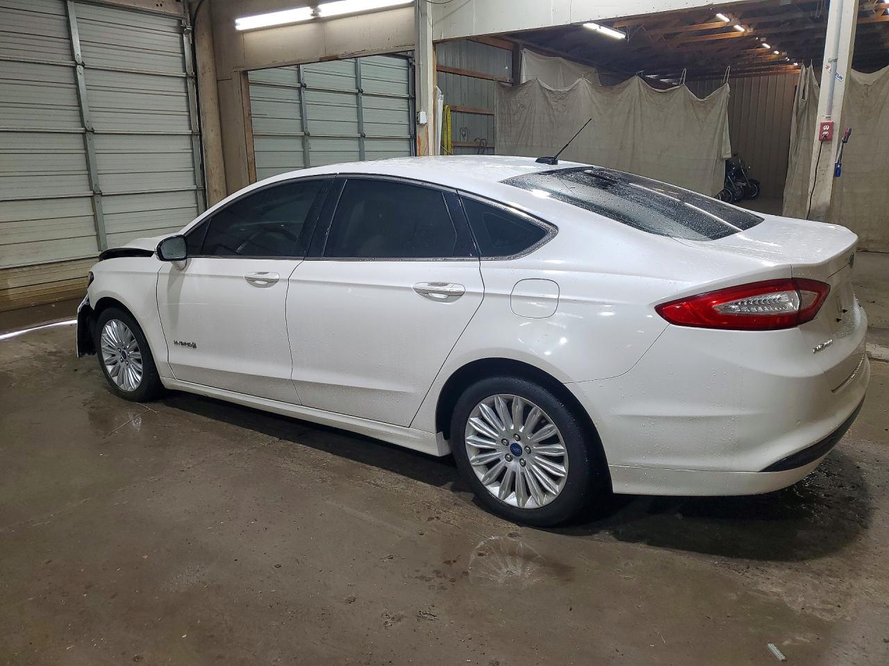 2013 Ford Fusion Se Hybrid White vin: 3FA6P0LU9DR317260