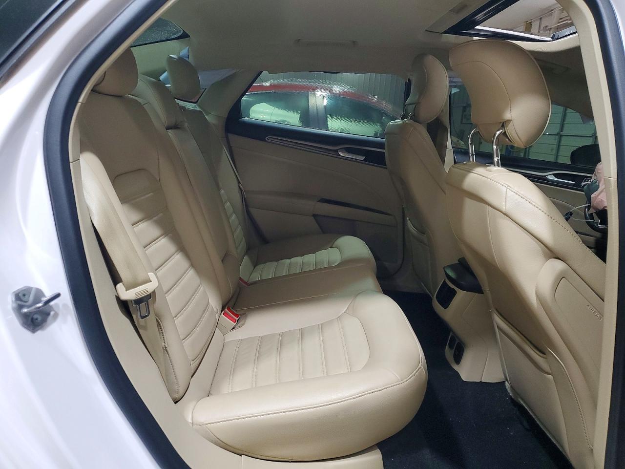 2013 Ford Fusion Se Hybrid White vin: 3FA6P0LU9DR317260