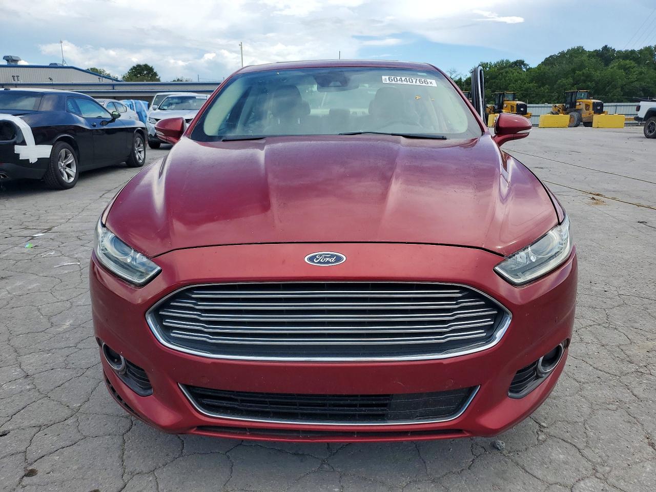 2013 Ford Fusion Se Hybrid Maroon vin: 3FA6P0LU9DR317632