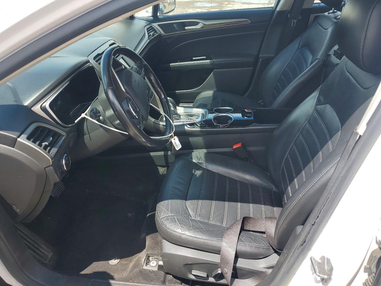 2013 Ford Fusion Se Hybrid White vin: 3FA6P0LU9DR336696