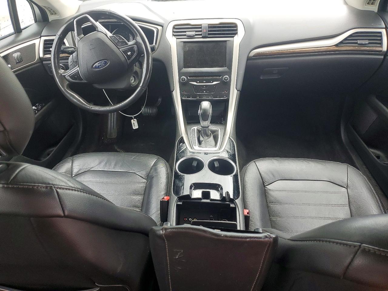 2013 Ford Fusion Se Hybrid White vin: 3FA6P0LU9DR336696