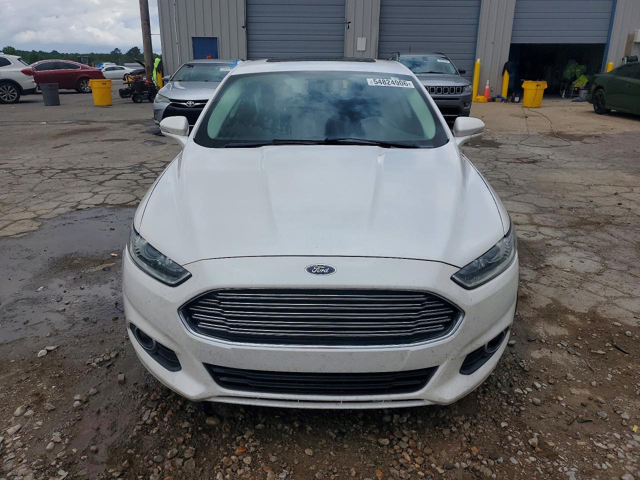 2013 Ford Fusion Se Hybrid White vin: 3FA6P0LU9DR336696