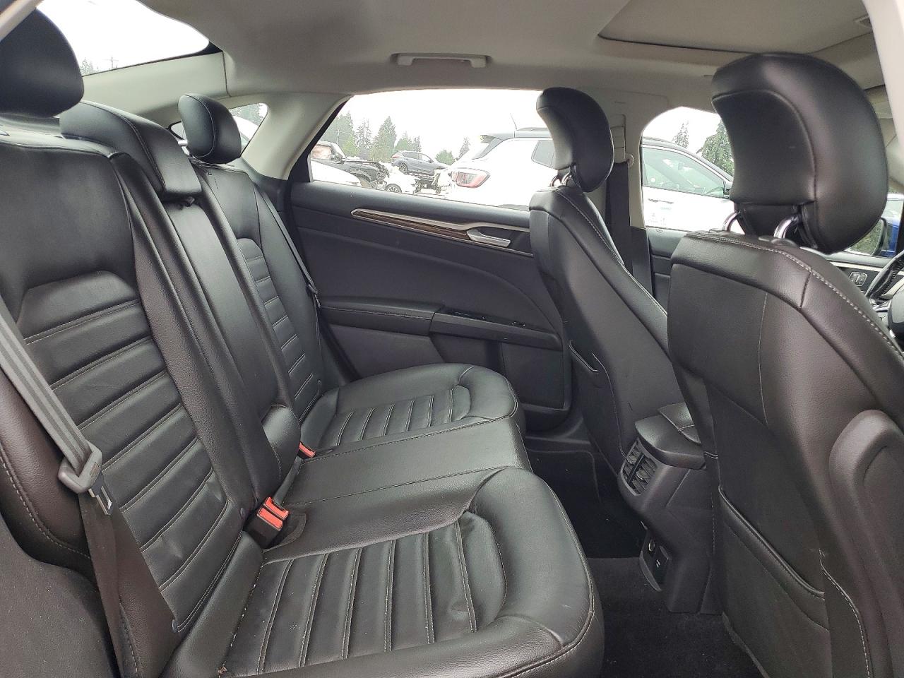 2013 Ford Fusion Se Hybrid Blue vin: 3FA6P0LU9DR345625