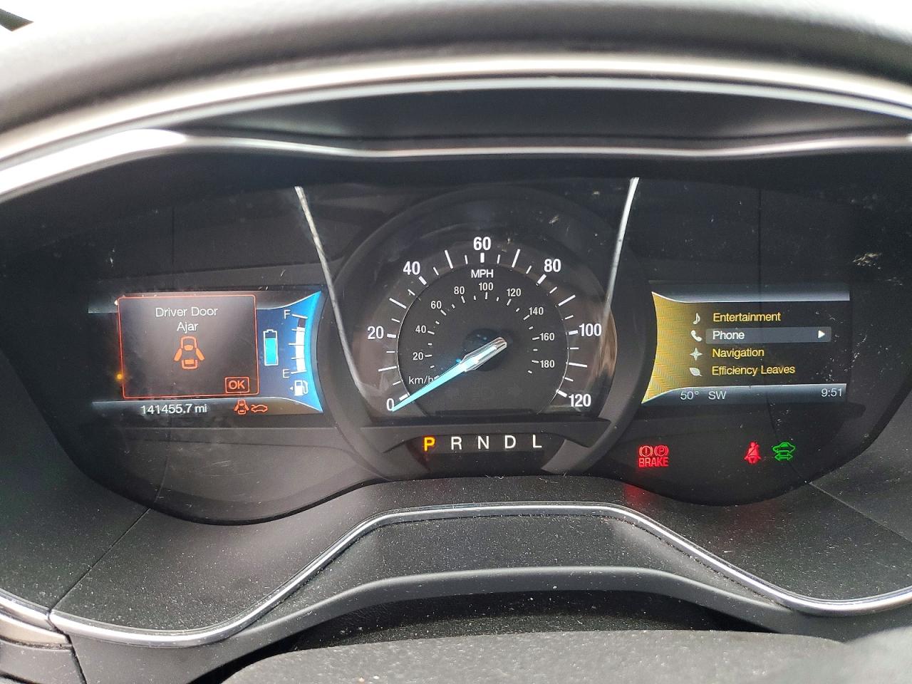 2013 Ford Fusion Se Hybrid Blue vin: 3FA6P0LU9DR345625