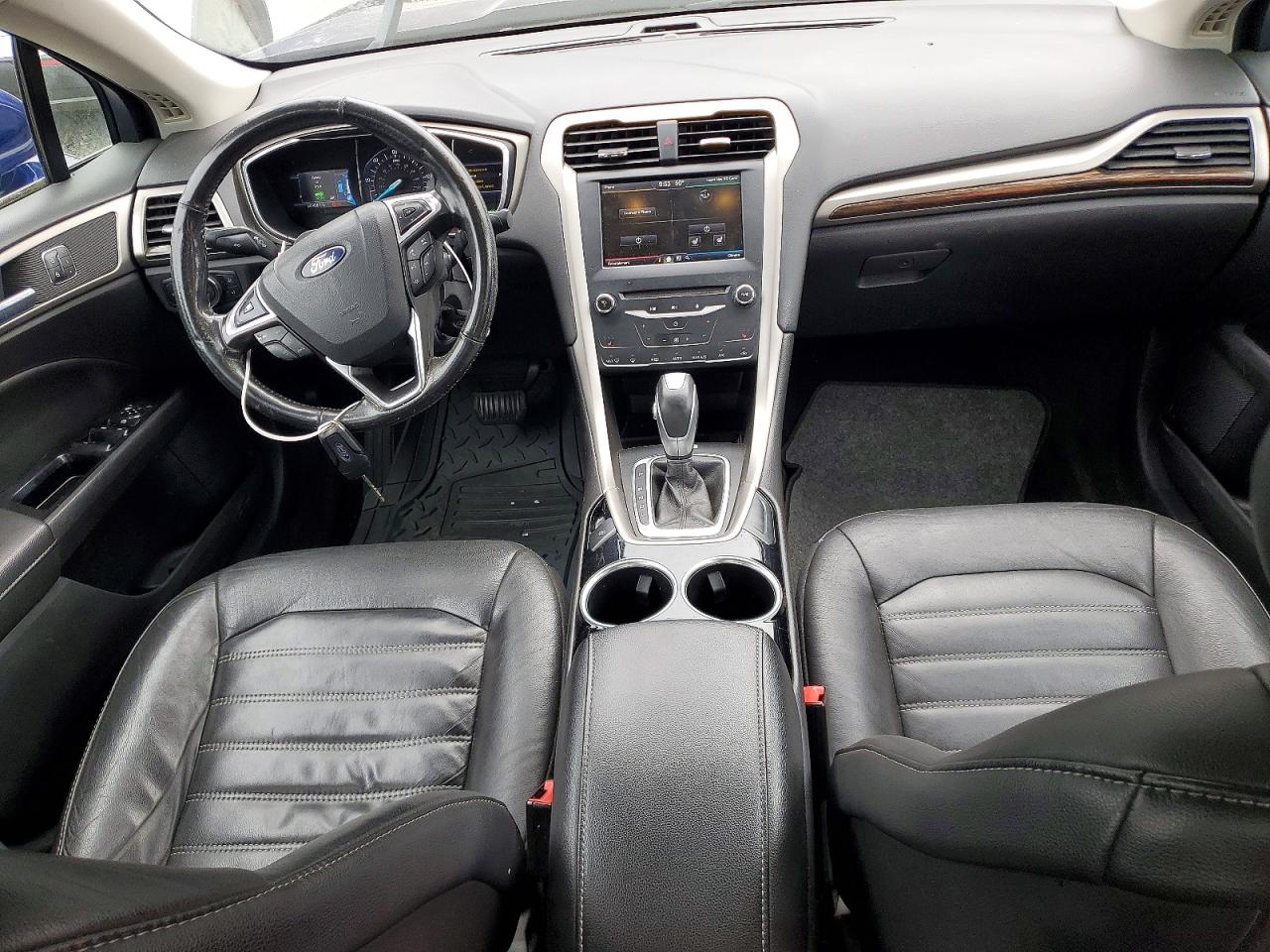 2013 Ford Fusion Se Hybrid Blue vin: 3FA6P0LU9DR345625
