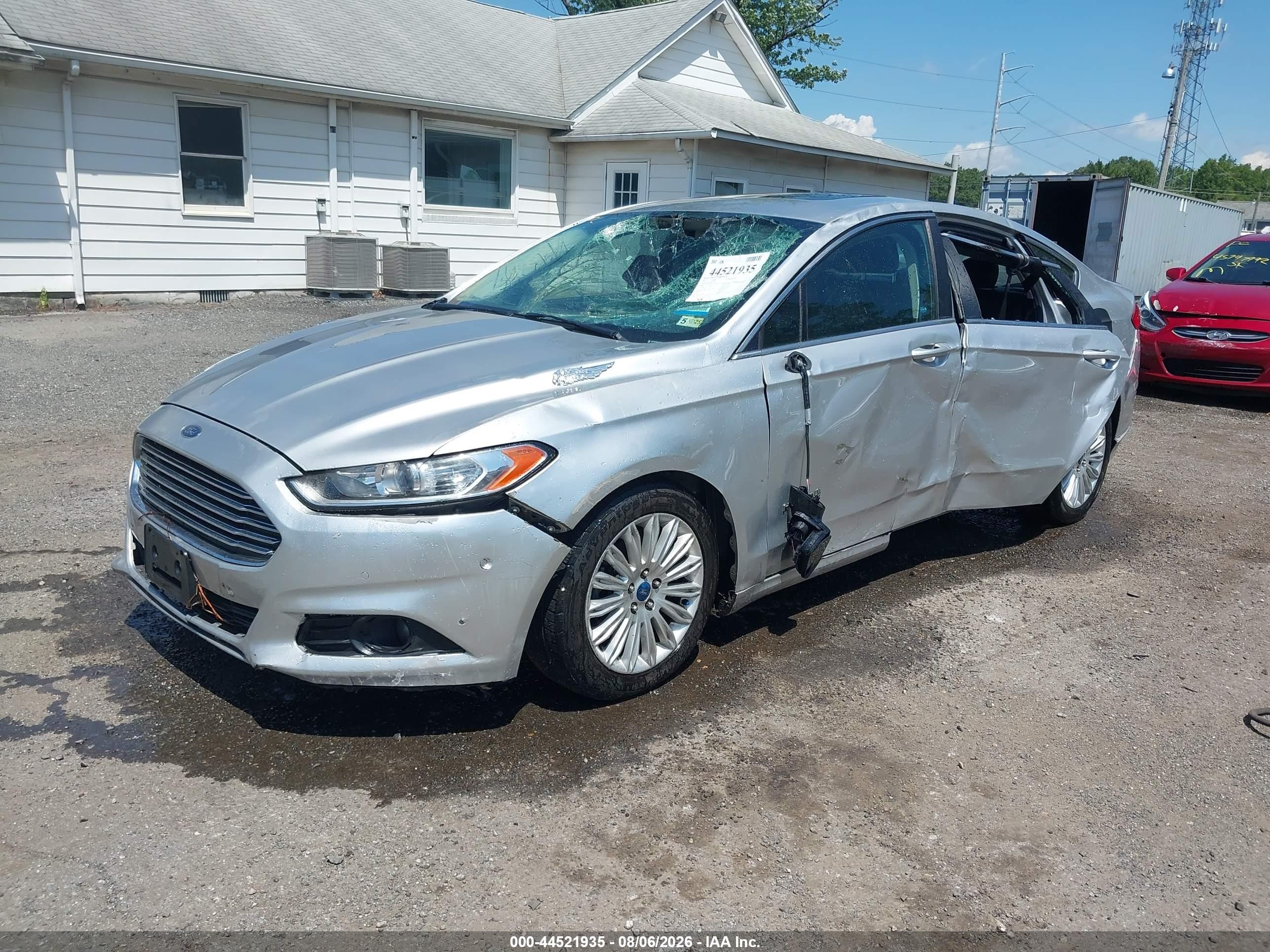 2013 Ford Fusion Hybrid Se Silver vin: 3FA6P0LU9DR362585