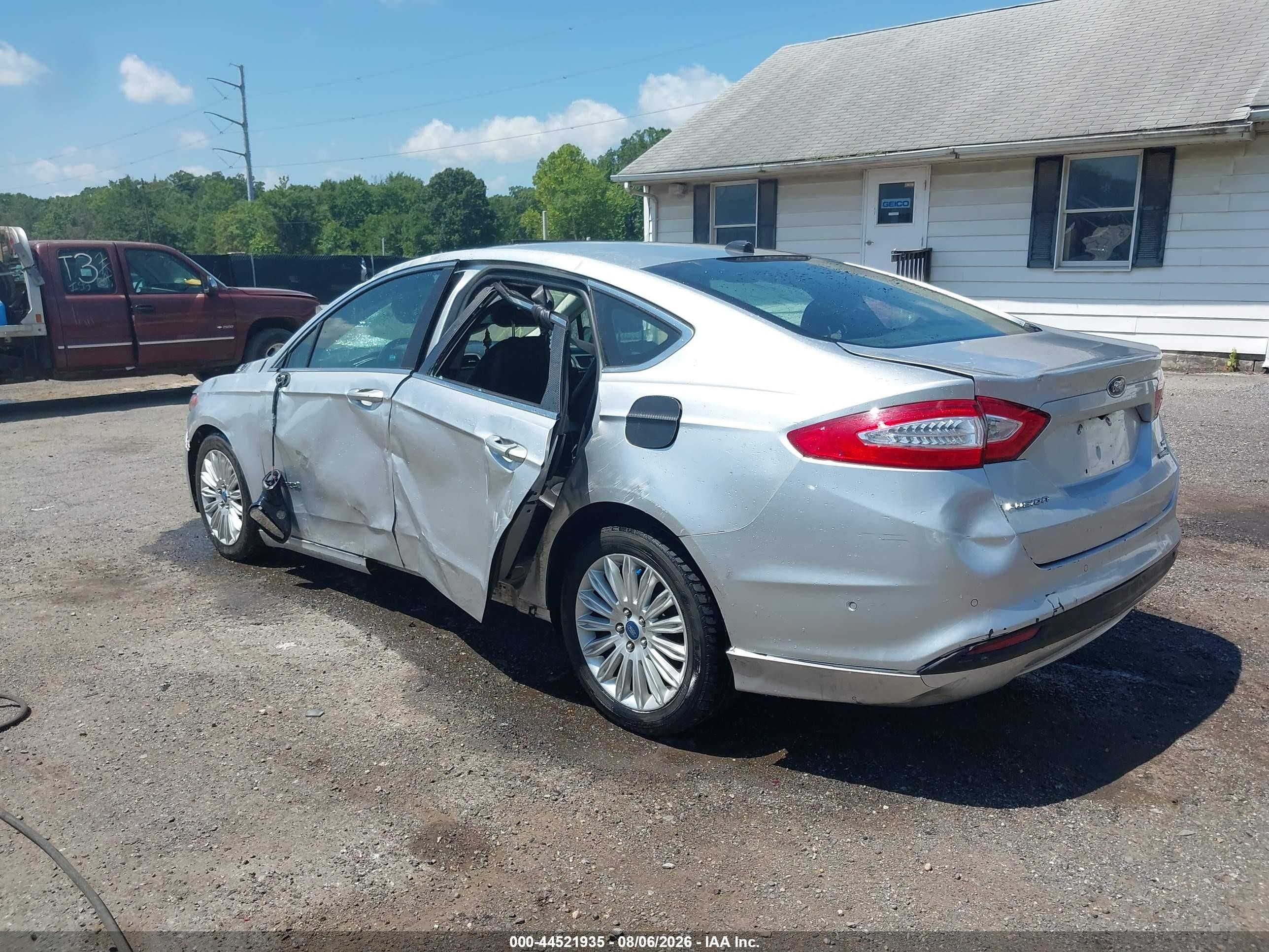 2013 Ford Fusion Hybrid Se Silver vin: 3FA6P0LU9DR362585