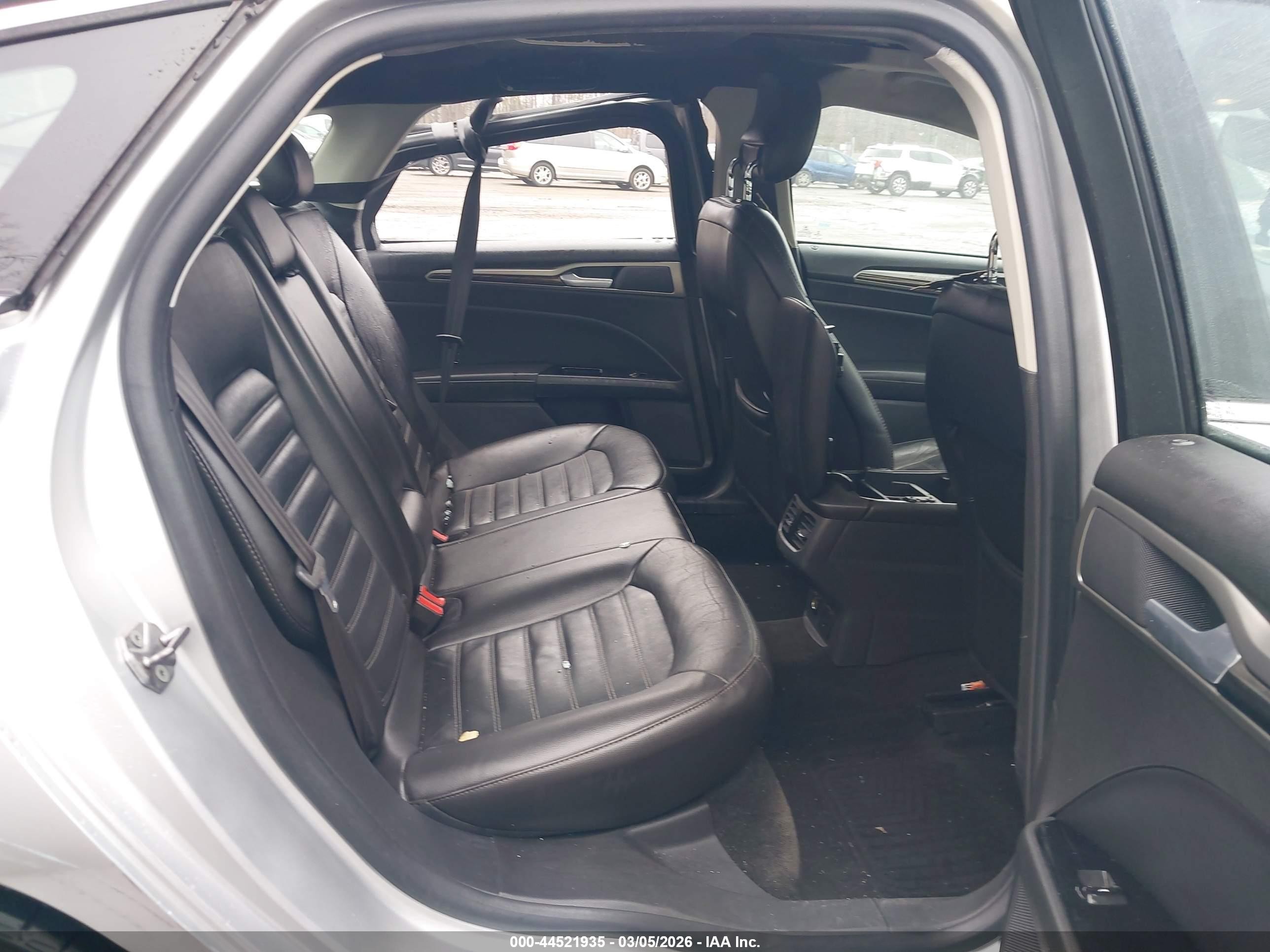 2013 Ford Fusion Hybrid Se Silver vin: 3FA6P0LU9DR362585
