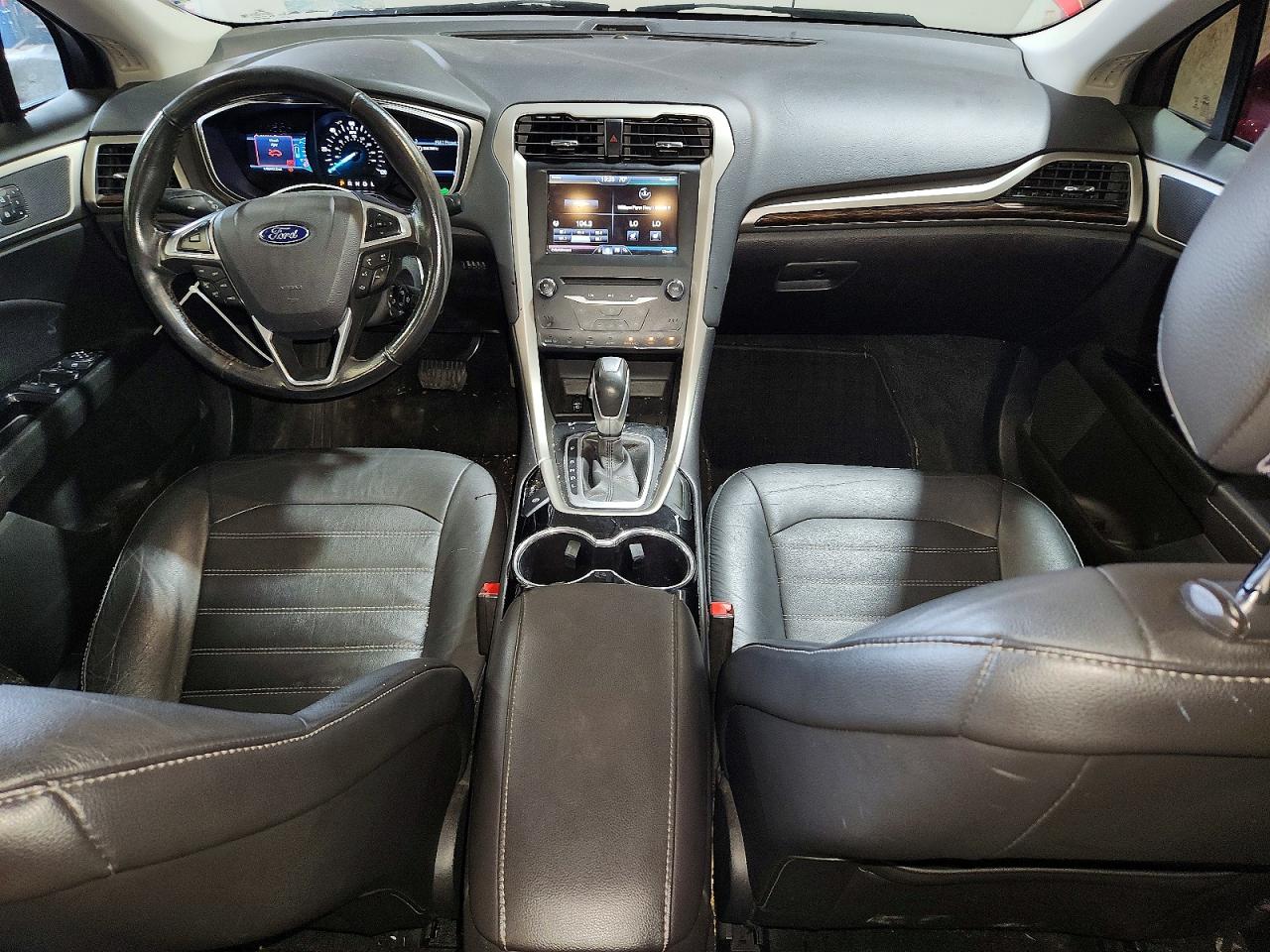 2014 Ford Fusion Se Hybrid Red vin: 3FA6P0LU9ER163733