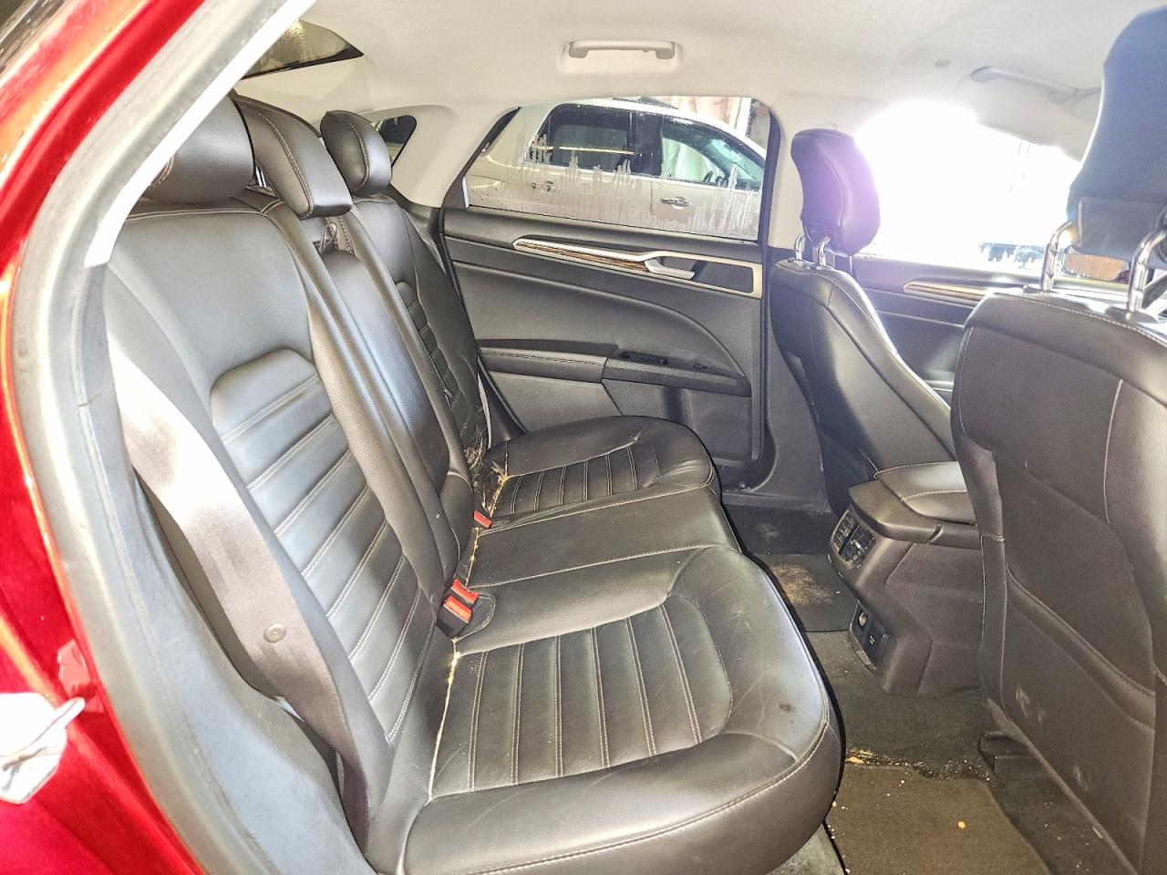 2014 Ford Fusion Se Hybrid Red vin: 3FA6P0LU9ER163733