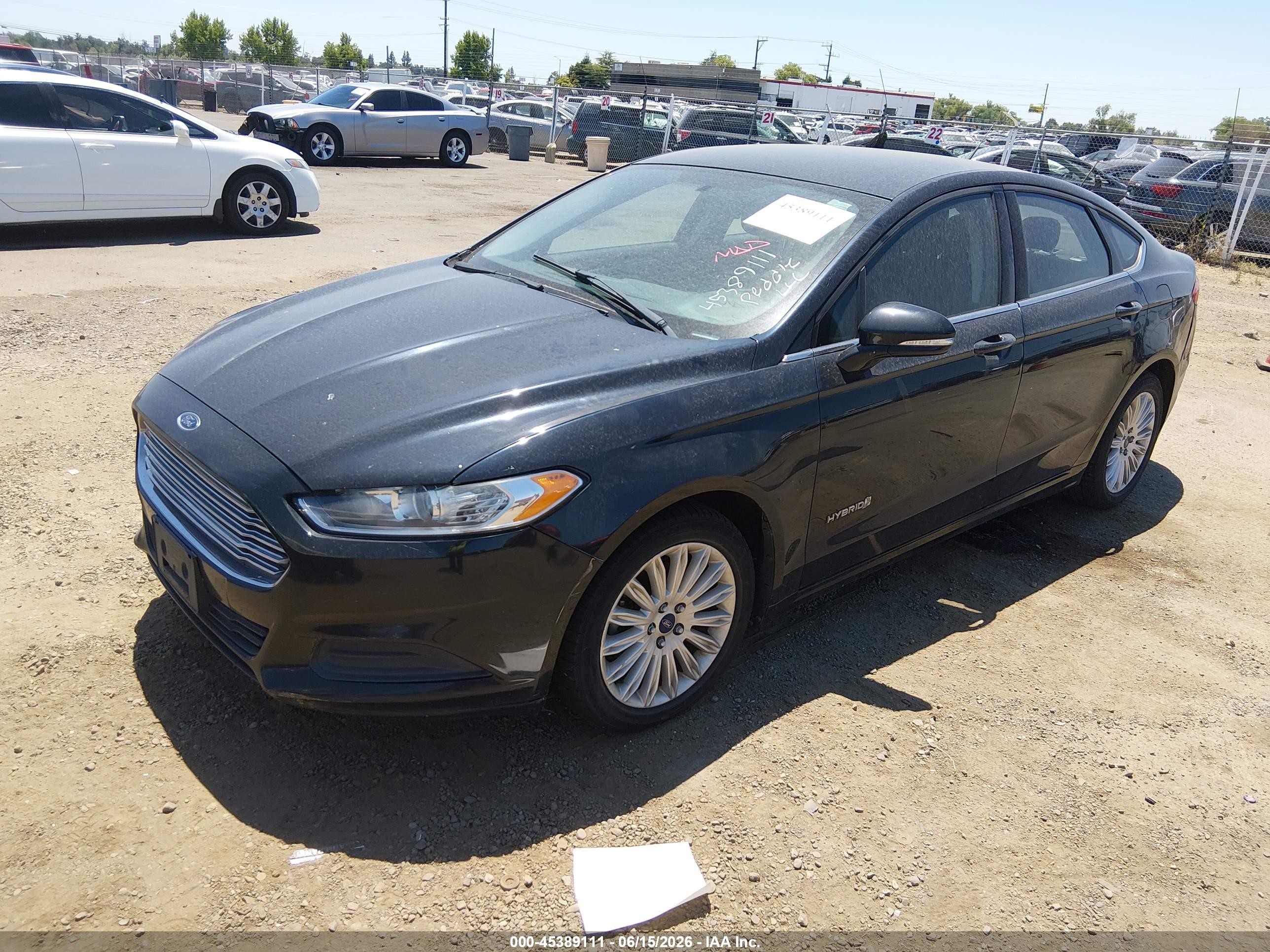 2014 Ford Fusion Hybrid Se Черный vin: 3FA6P0LU9ER271978